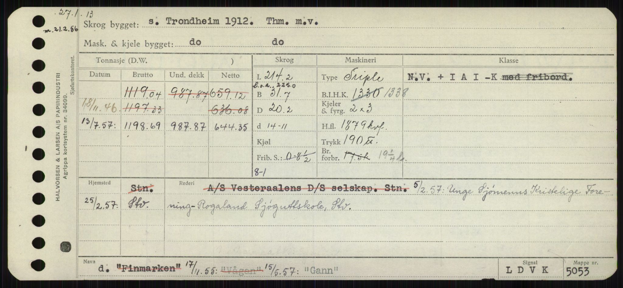 Sjøfartsdirektoratet med forløpere, Skipsmålingen, RA/S-1627/H/Hb/L0002: Fartøy, E-H, p. 189