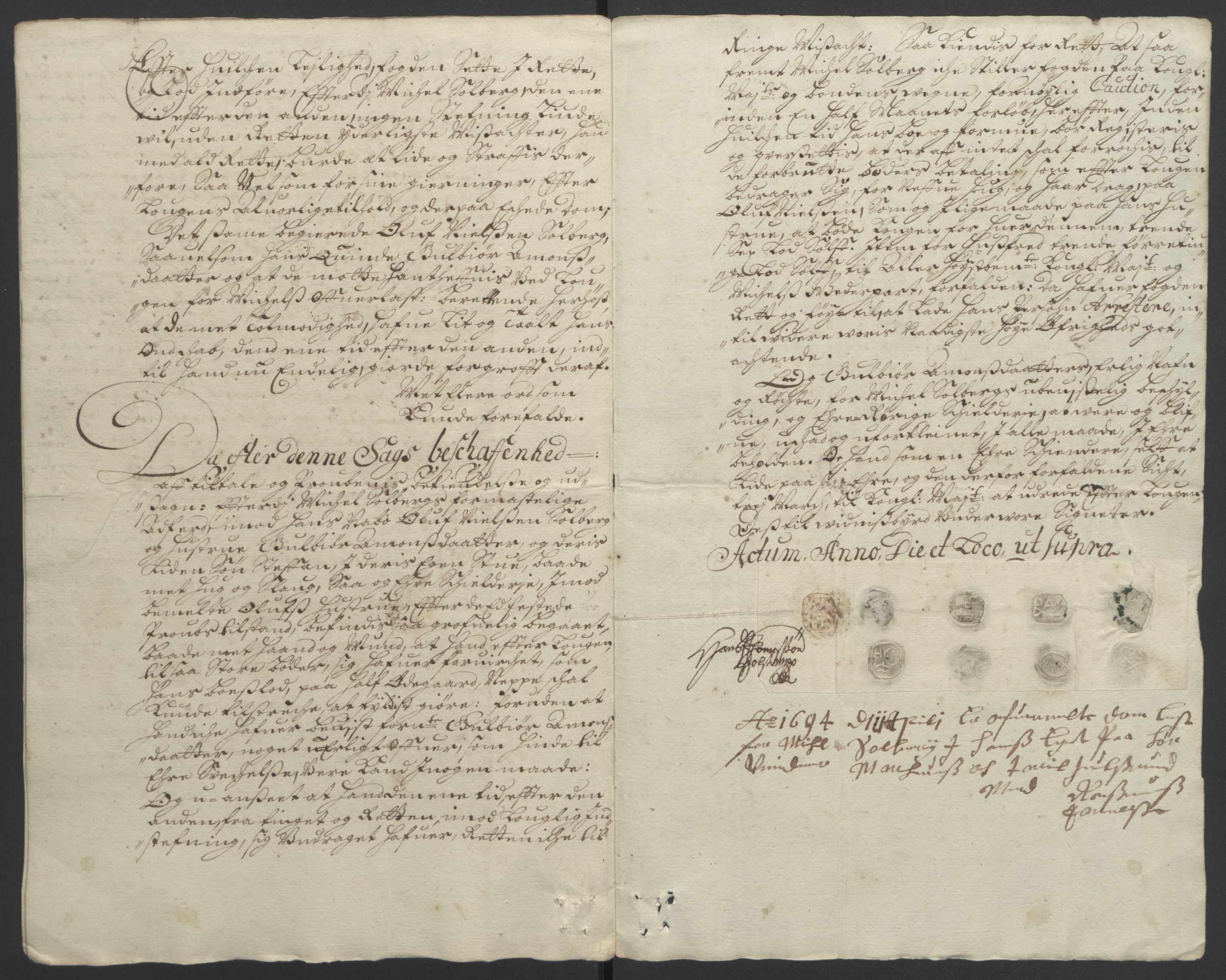 Rentekammeret inntil 1814, Reviderte regnskaper, Fogderegnskap, AV/RA-EA-4092/R12/L0706: Fogderegnskap Øvre Romerike, 1694, p. 67