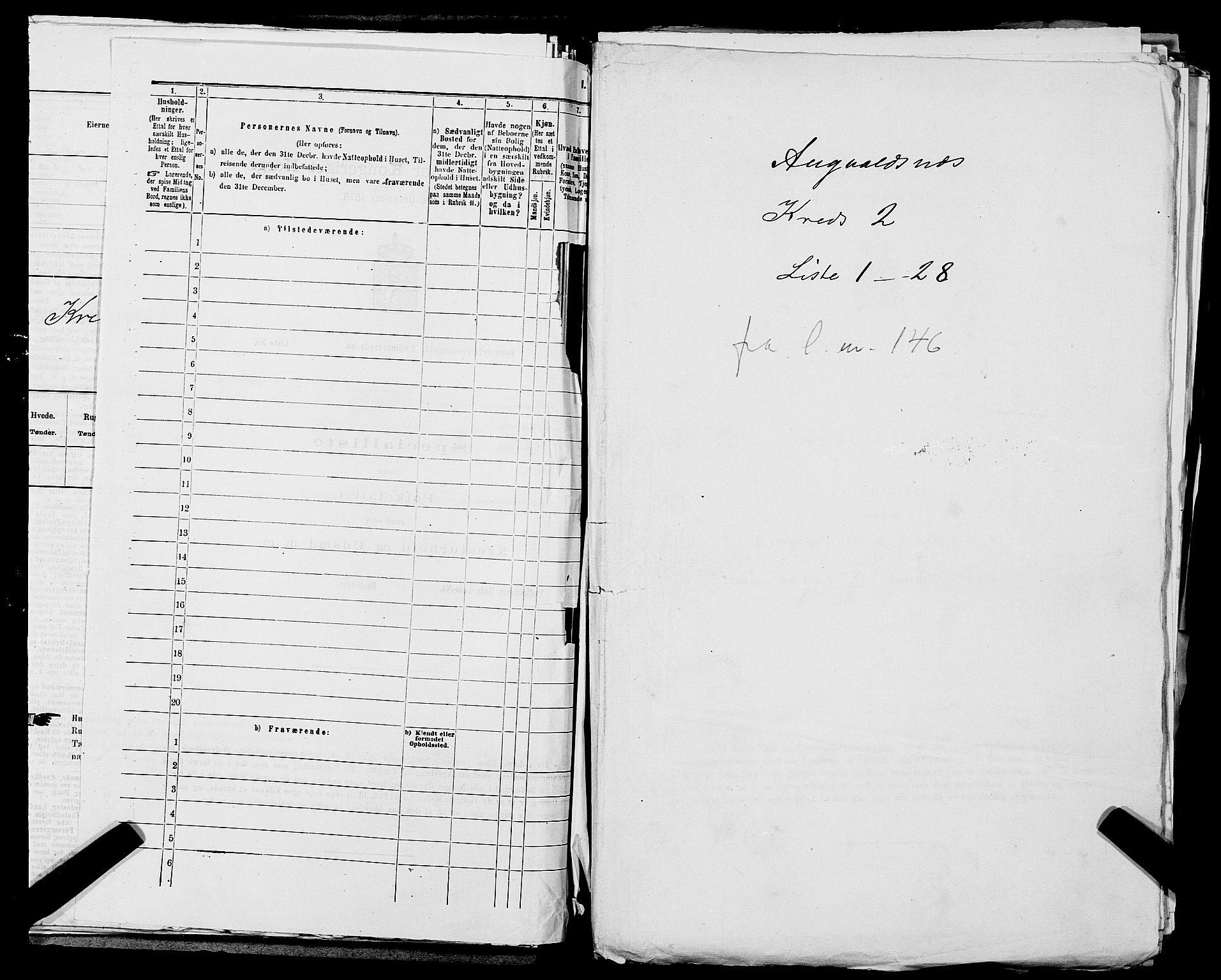 SAST, 1875 census for 1147L Avaldsnes/Avaldsnes og Kopervik, 1875, p. 296