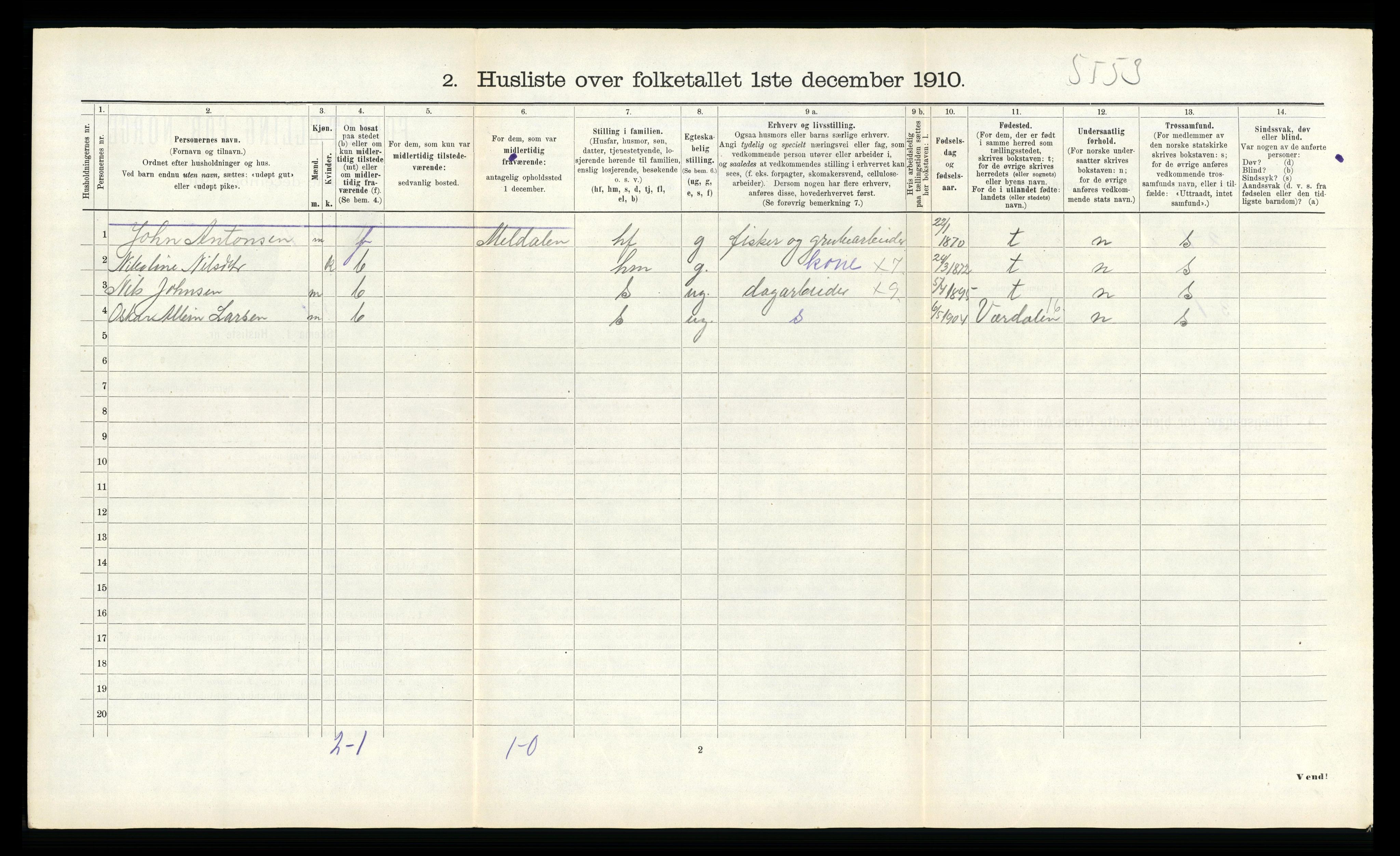 RA, 1910 census for Hitra, 1910, p. 270