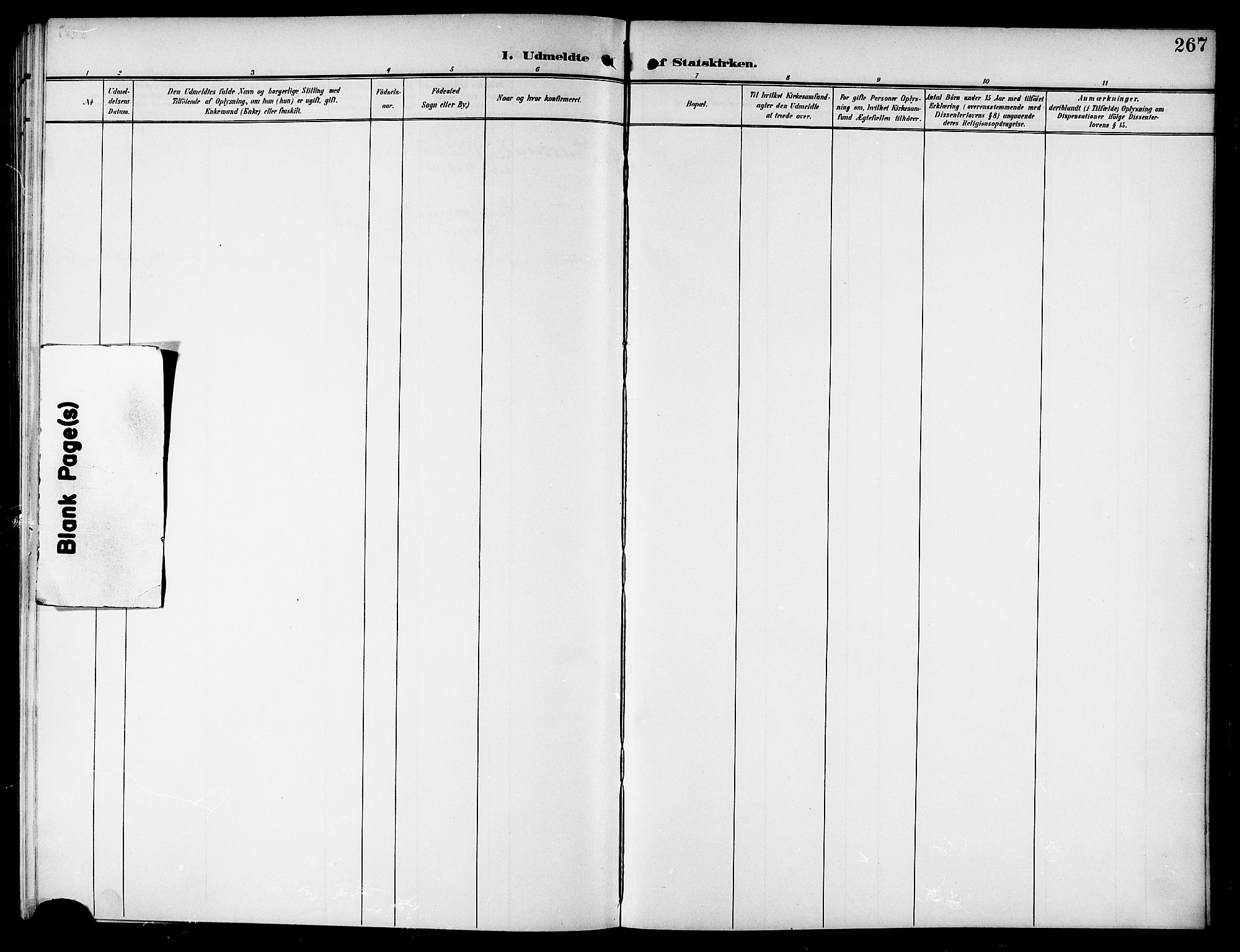 Ministerialprotokoller, klokkerbøker og fødselsregistre - Nordland, AV/SAT-A-1459/846/L0655: Parish register (copy) no. 846C05, 1902-1916, p. 267