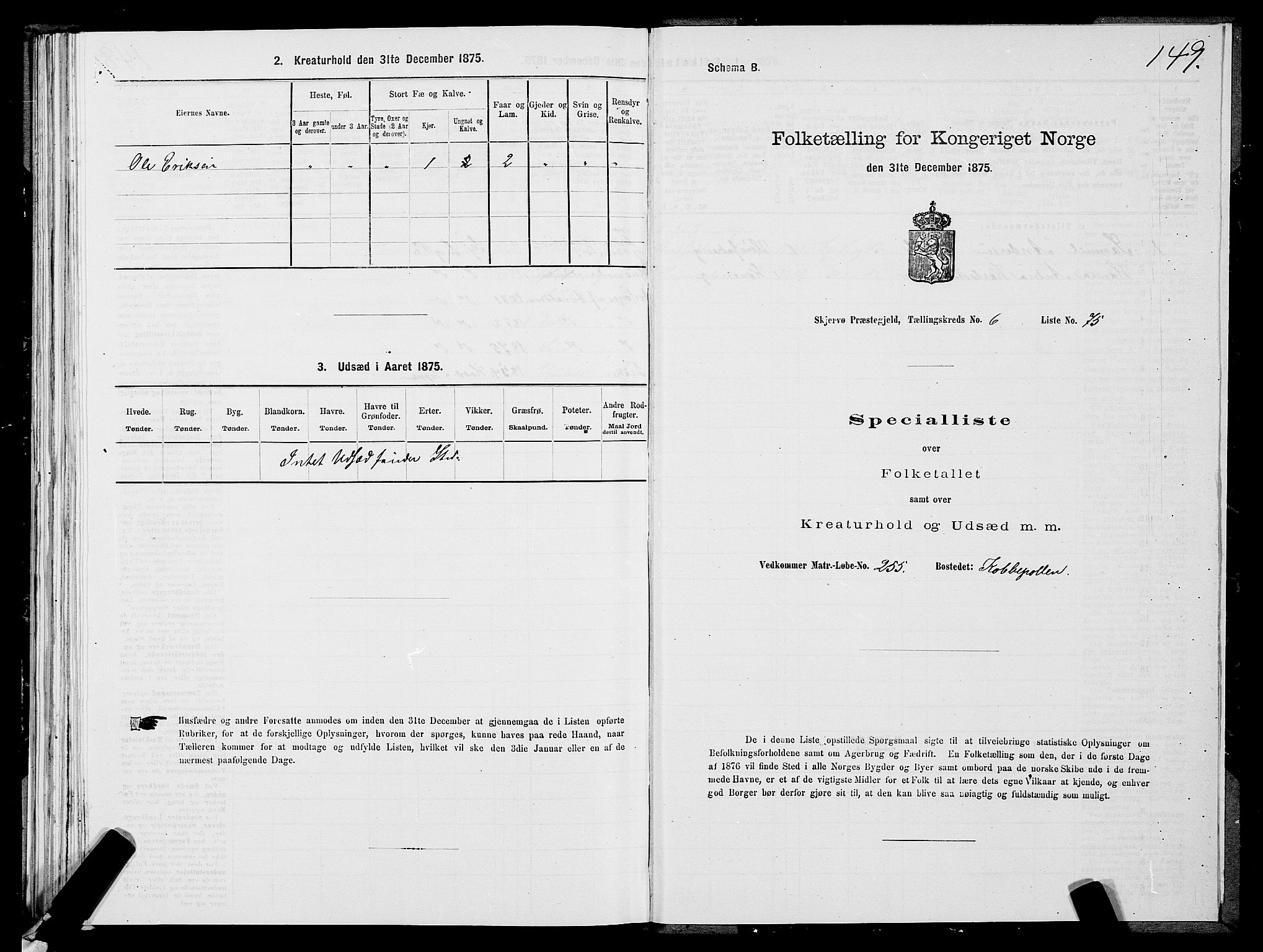 SATØ, 1875 census for 1941P Skjervøy, 1875, p. 5149