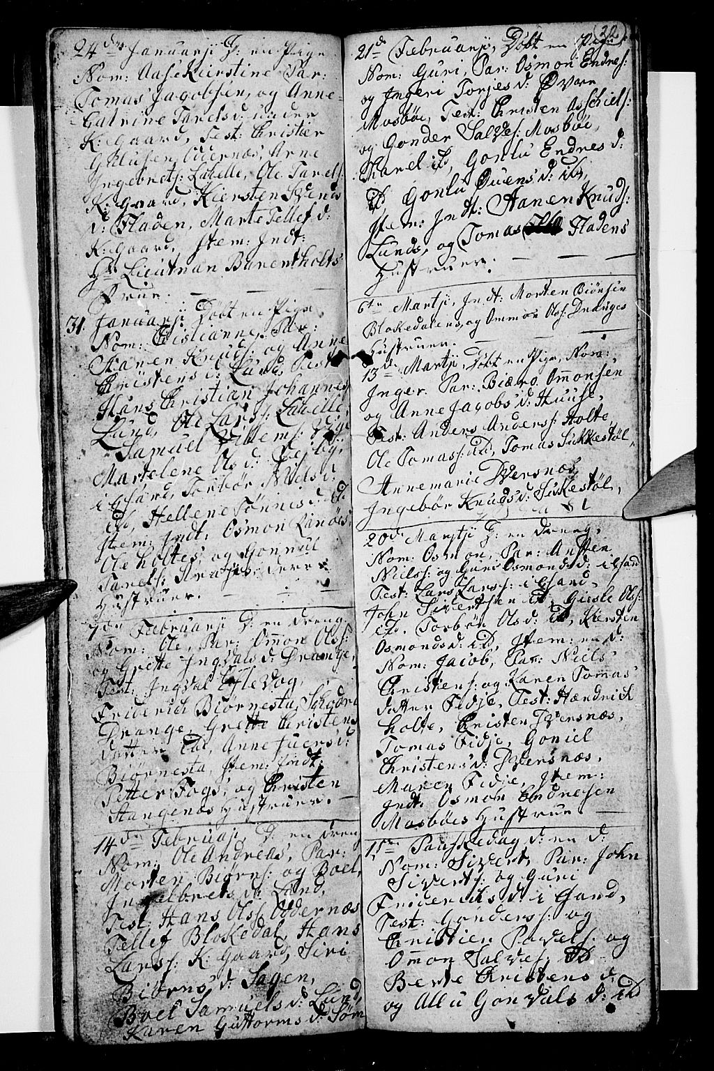 Oddernes sokneprestkontor, AV/SAK-1111-0033/F/Fb/Fba/L0002: Parish register (copy) no. B 2, 1791-1806, p. 22