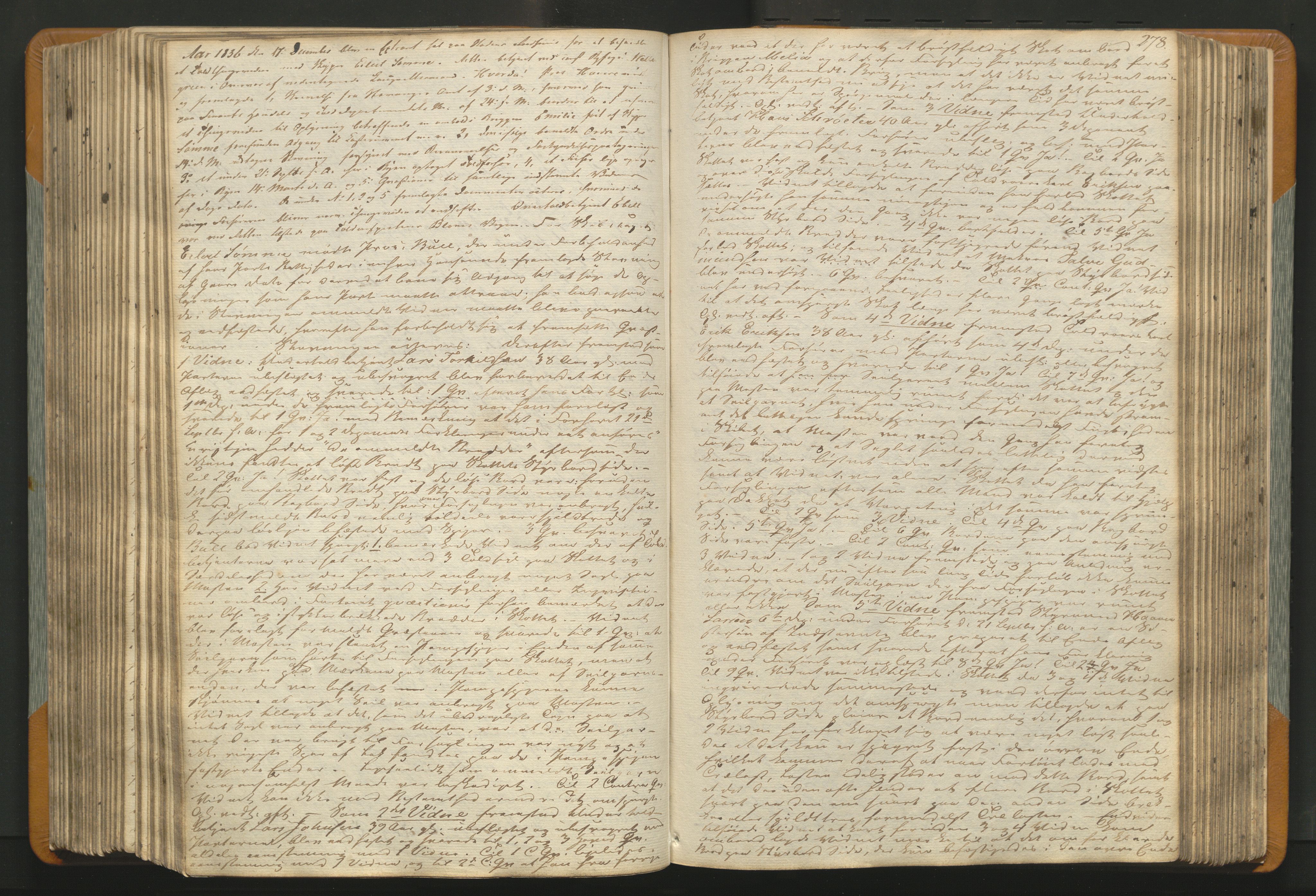 Stavanger byfogd, AV/SAST-A-101408/001/3/30/30BA/L0053: Bytingprotkoll, 1834-1838, p. 277b-278a
