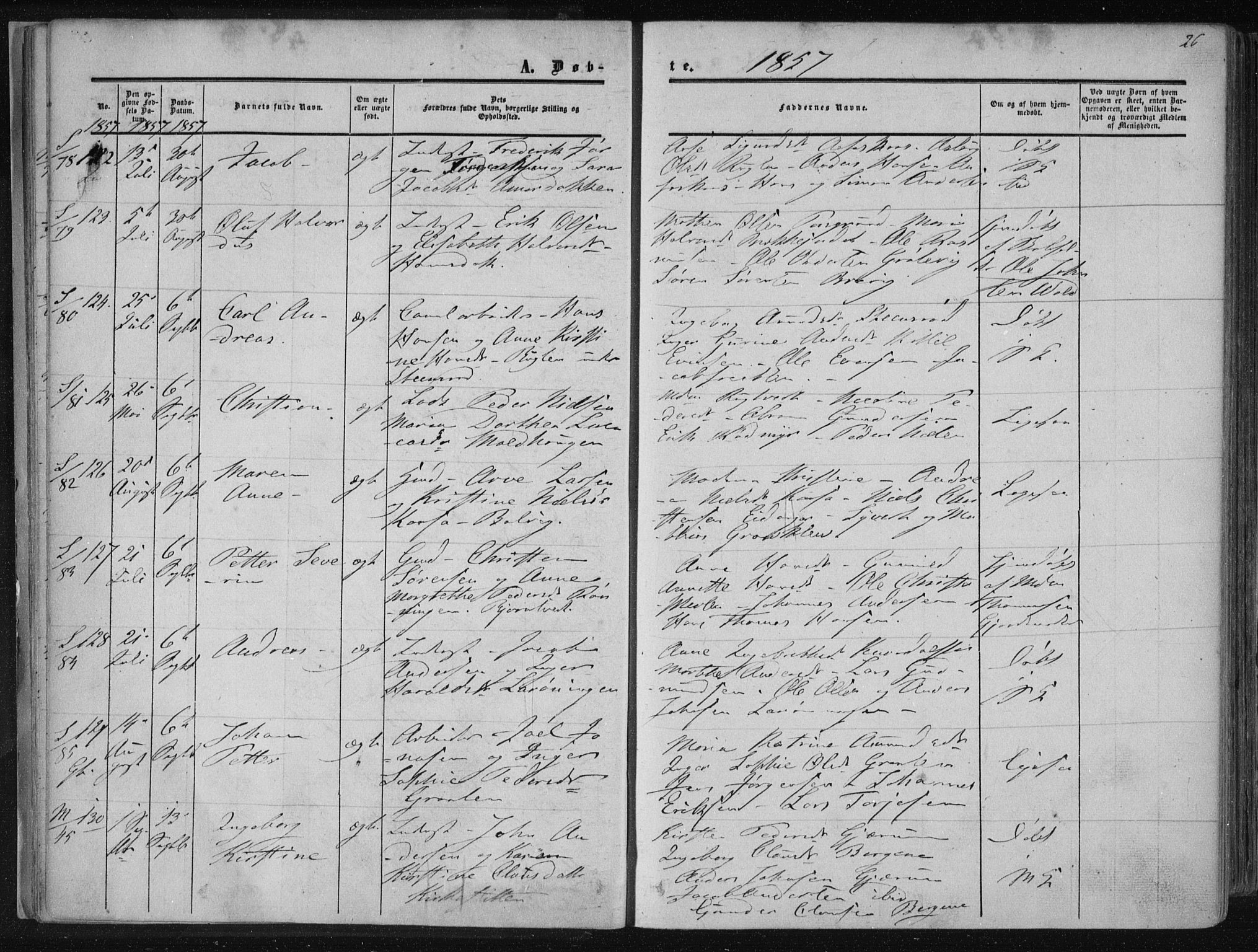 Solum kirkebøker, SAKO/A-306/F/Fa/L0007: Parish register (official) no. I 7, 1856-1864, p. 26