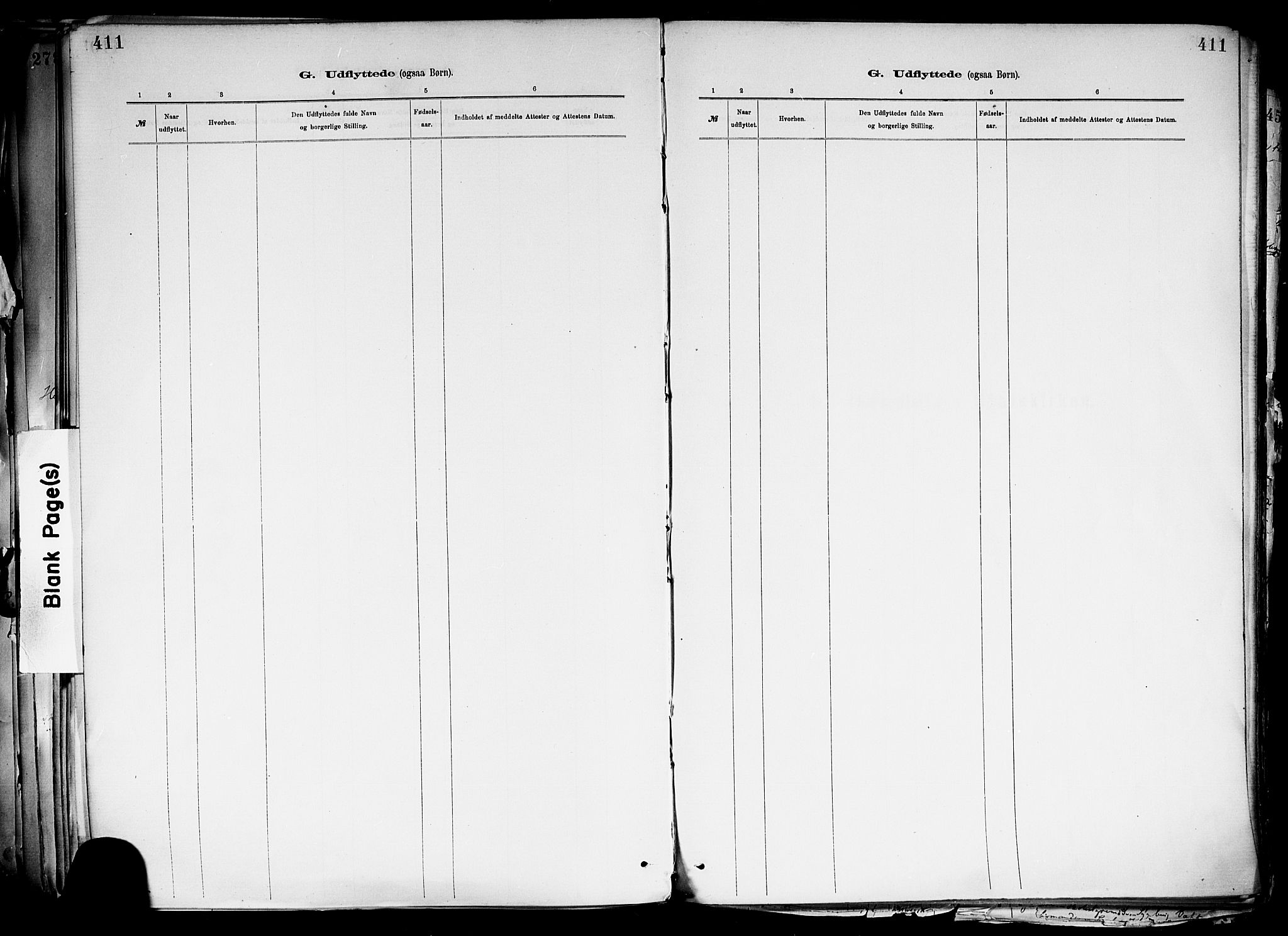 Holla kirkebøker, SAKO/A-272/F/Fa/L0008: Parish register (official) no. 8, 1882-1897, p. 411