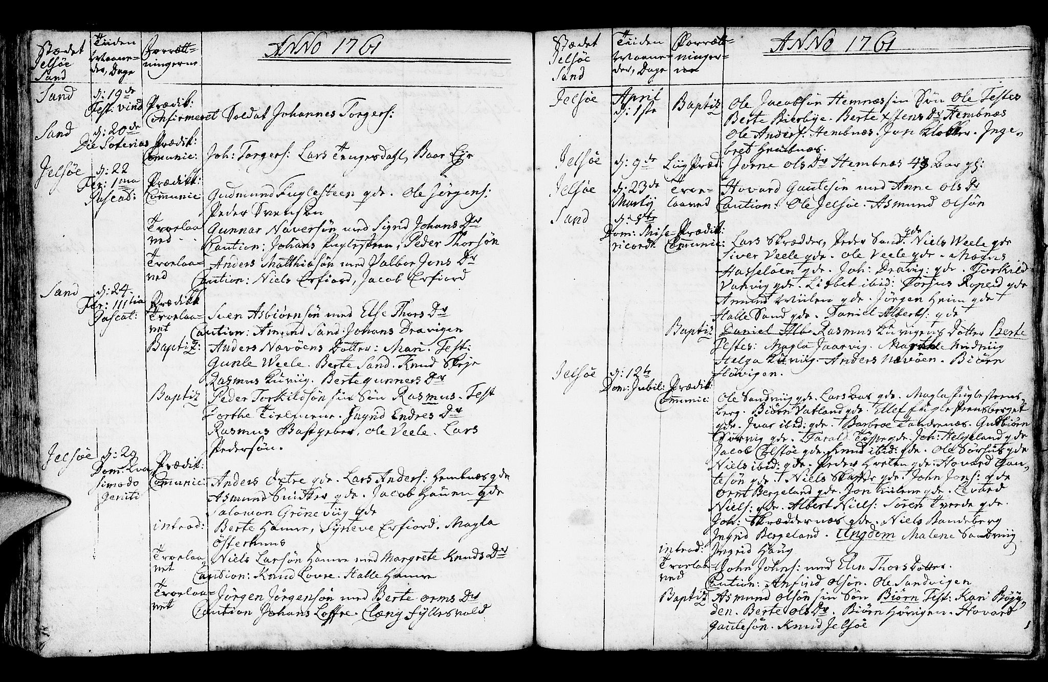 Jelsa sokneprestkontor, AV/SAST-A-101842/01/IV: Parish register (official) no. A 2, 1753-1767