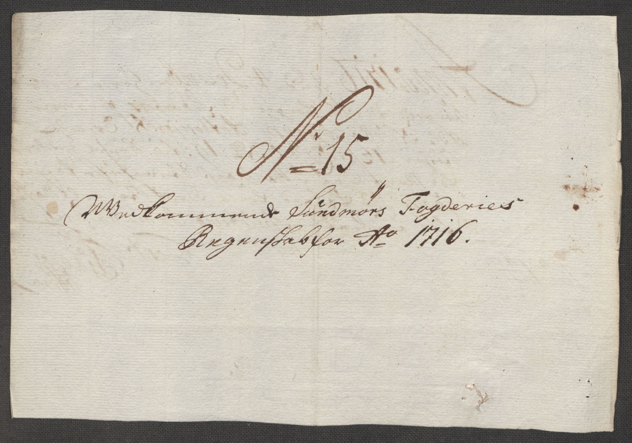 Rentekammeret inntil 1814, Reviderte regnskaper, Fogderegnskap, AV/RA-EA-4092/R54/L3568: Fogderegnskap Sunnmøre, 1716, p. 112