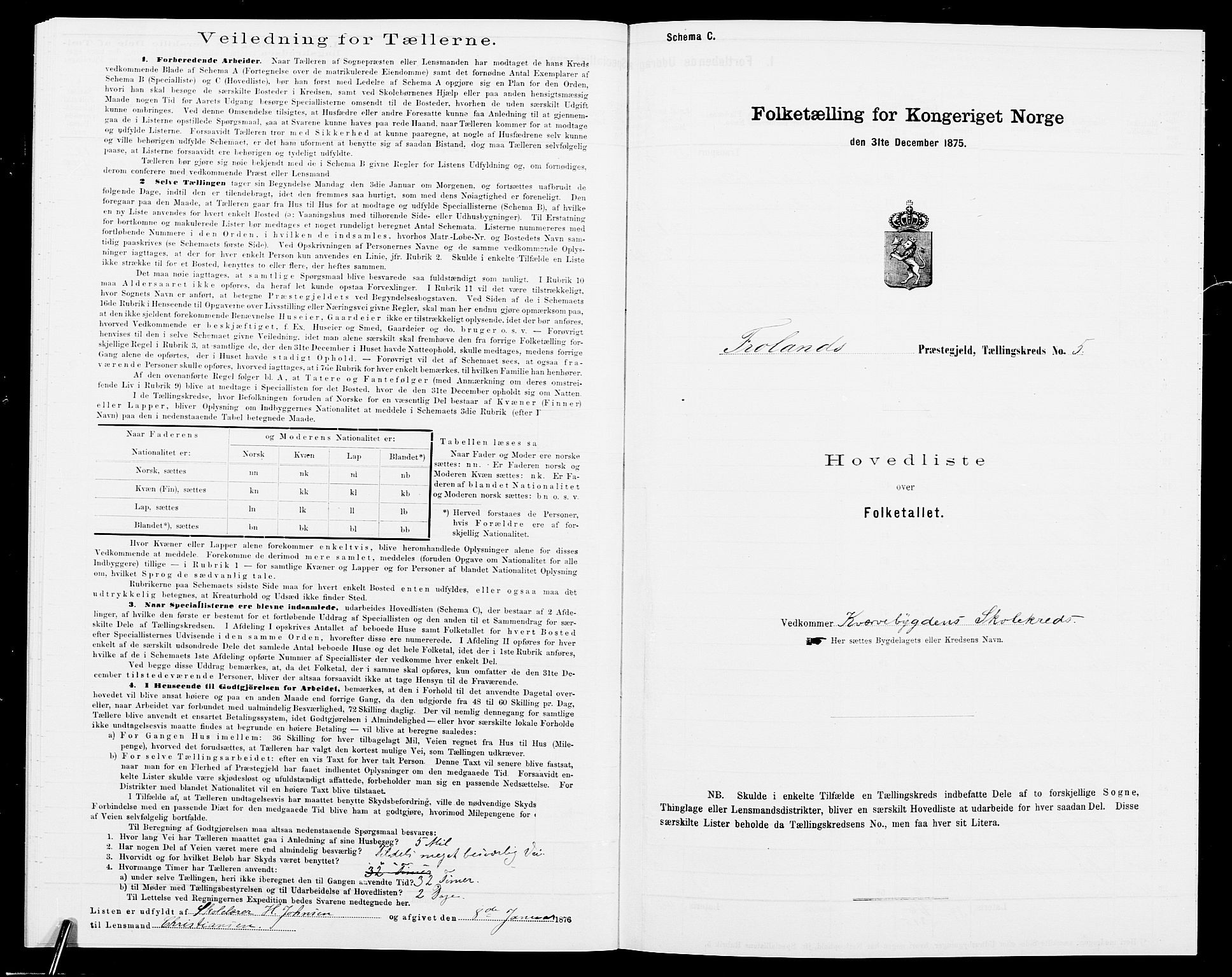 SAK, 1875 census for 0919P Froland, 1875, p. 28