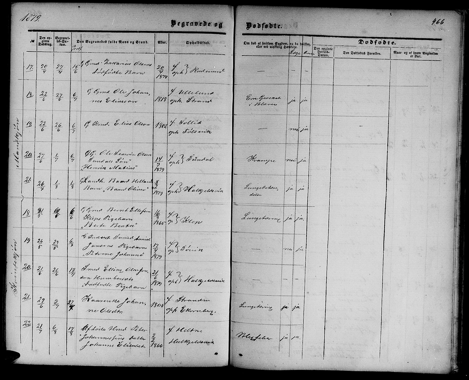 Ministerialprotokoller, klokkerbøker og fødselsregistre - Møre og Romsdal, AV/SAT-A-1454/511/L0157: Parish register (copy) no. 511C03, 1864-1884, p. 466