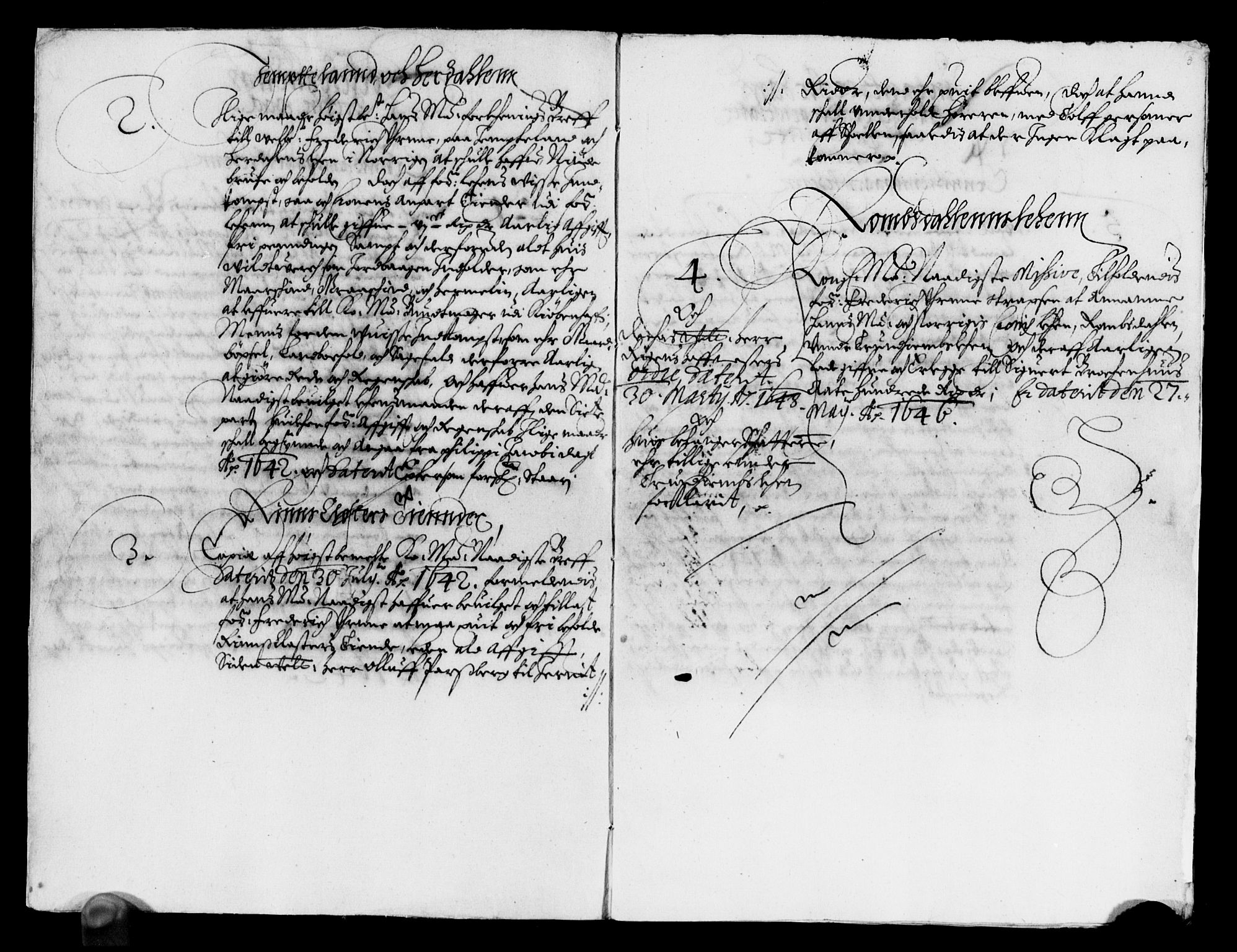 Rentekammeret inntil 1814, Reviderte regnskaper, Lensregnskaper, AV/RA-EA-5023/R/Rb/Rbw/L0089: Trondheim len, 1642-1647