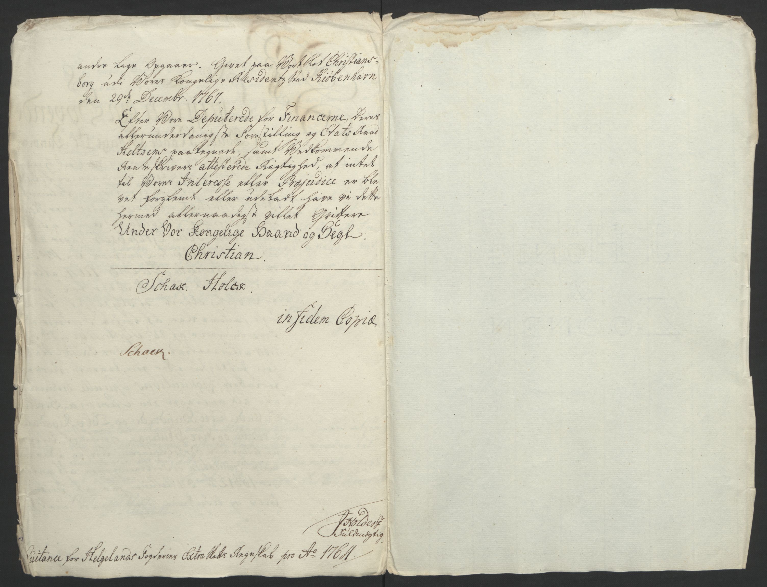 Rentekammeret inntil 1814, Reviderte regnskaper, Fogderegnskap, RA/EA-4092/R65/L4573: Ekstraskatten Helgeland, 1762-1772, p. 55