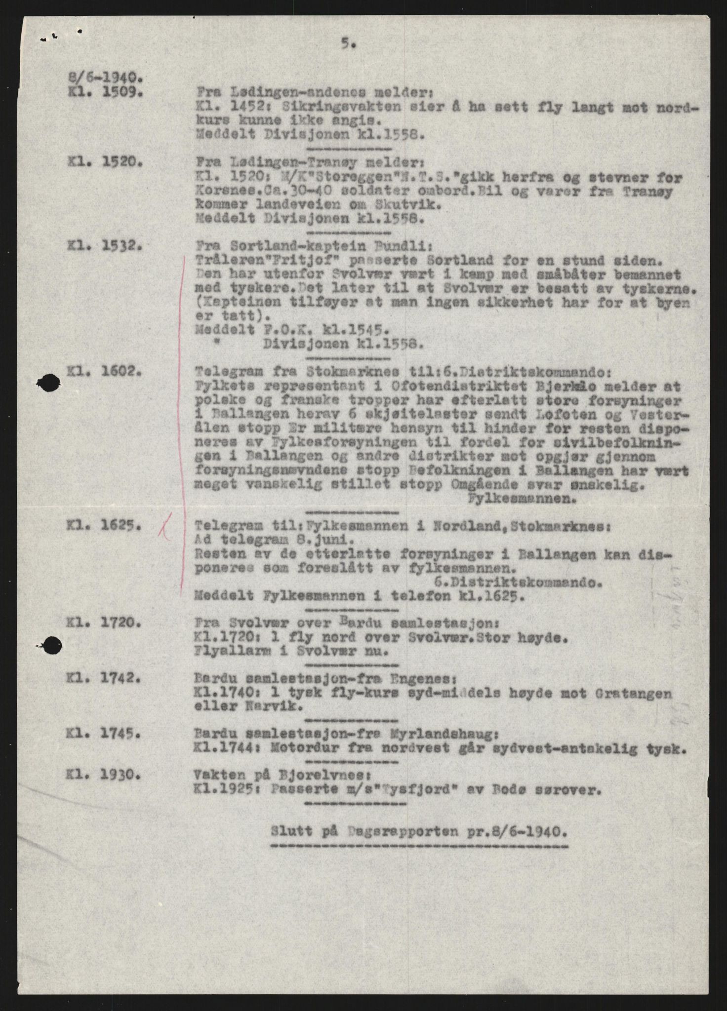 Forsvaret, Forsvarets krigshistoriske avdeling, RA/RAFA-2017/Y/Yb/L0133: II-C-11-600  -  6. Divisjon: Divisjonskommandoen, 1940, p. 931