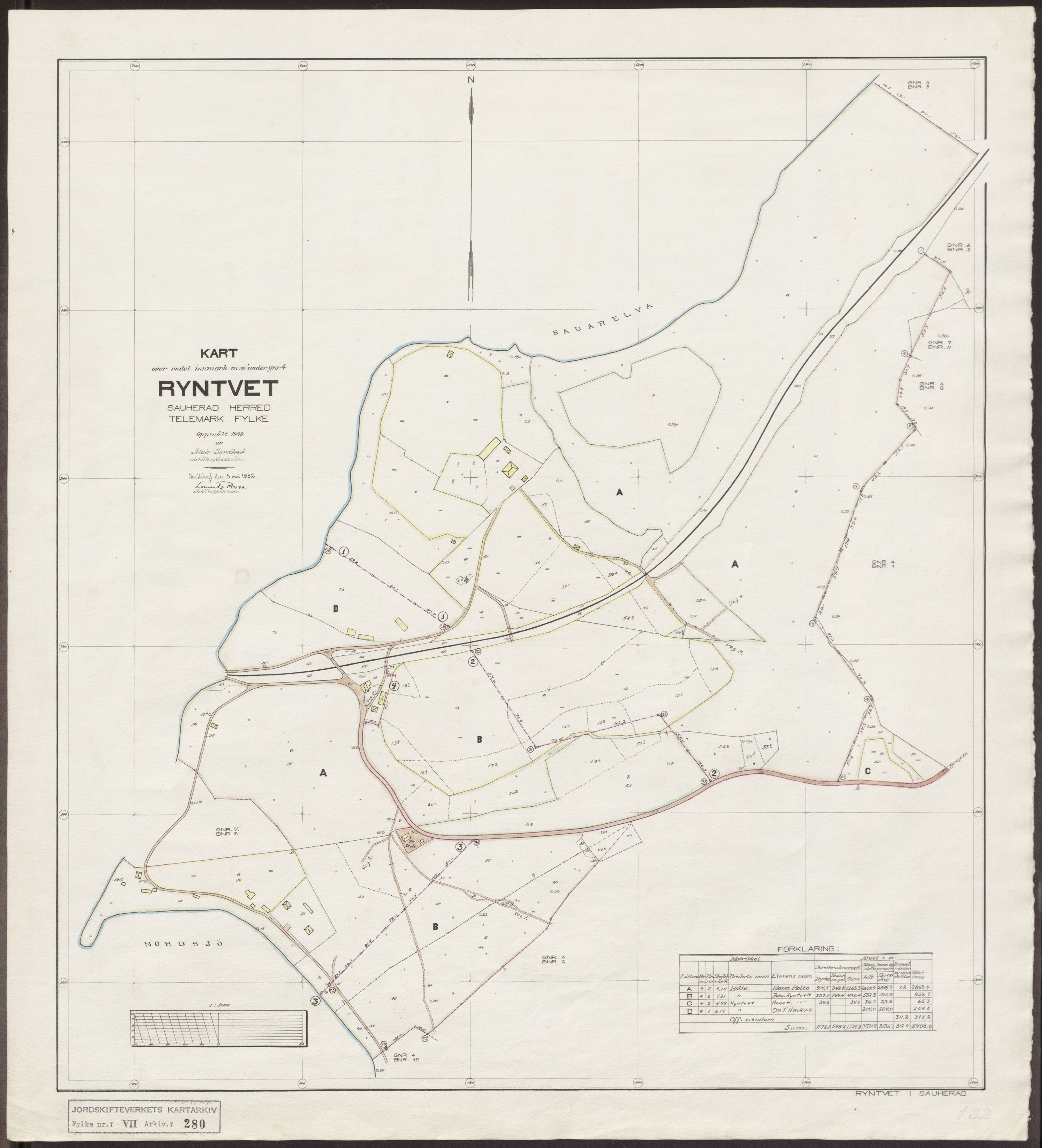 Jordskifteverkets kartarkiv, AV/RA-S-3929/T, 1859-1988, p. 343
