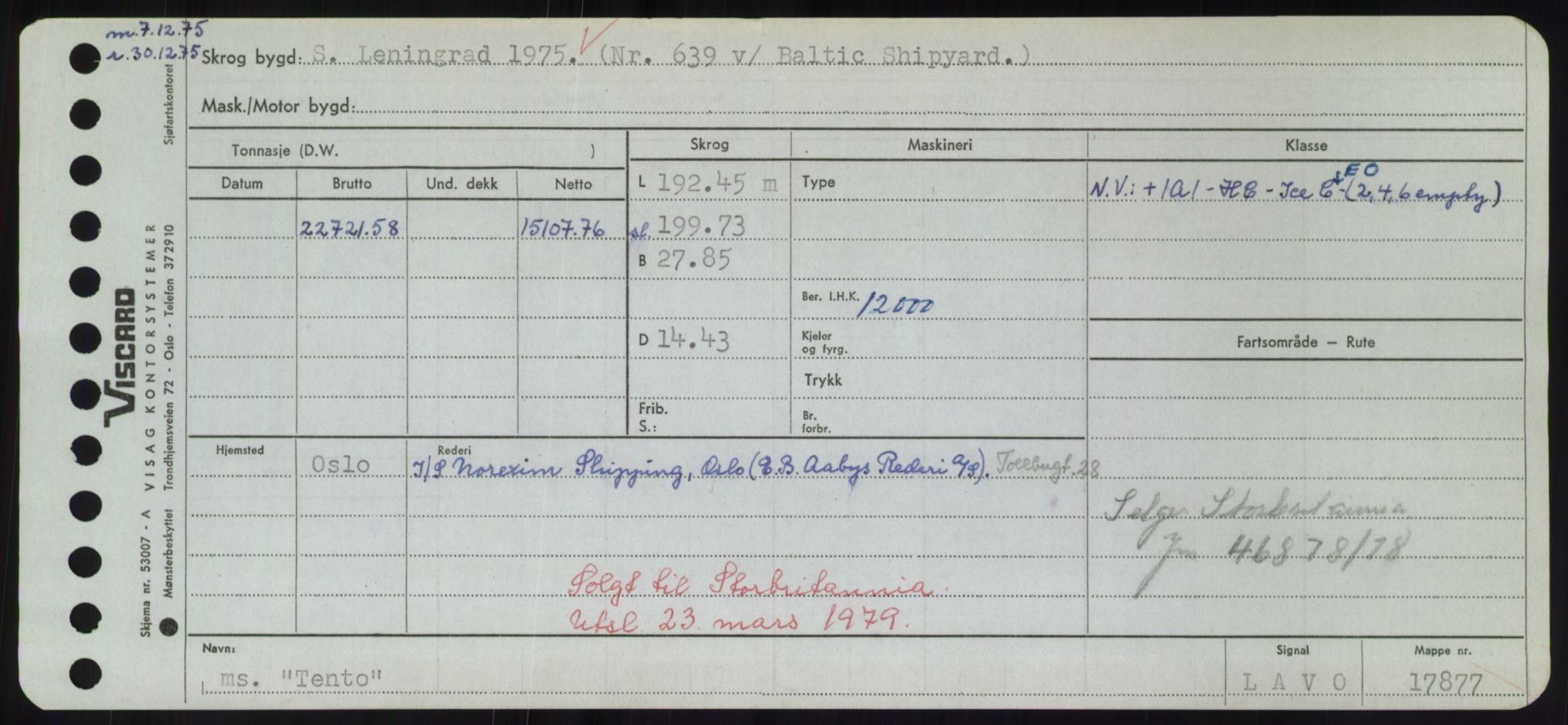 Sjøfartsdirektoratet med forløpere, Skipsmålingen, AV/RA-S-1627/H/Hd/L0038: Fartøy, T-Th, p. 443