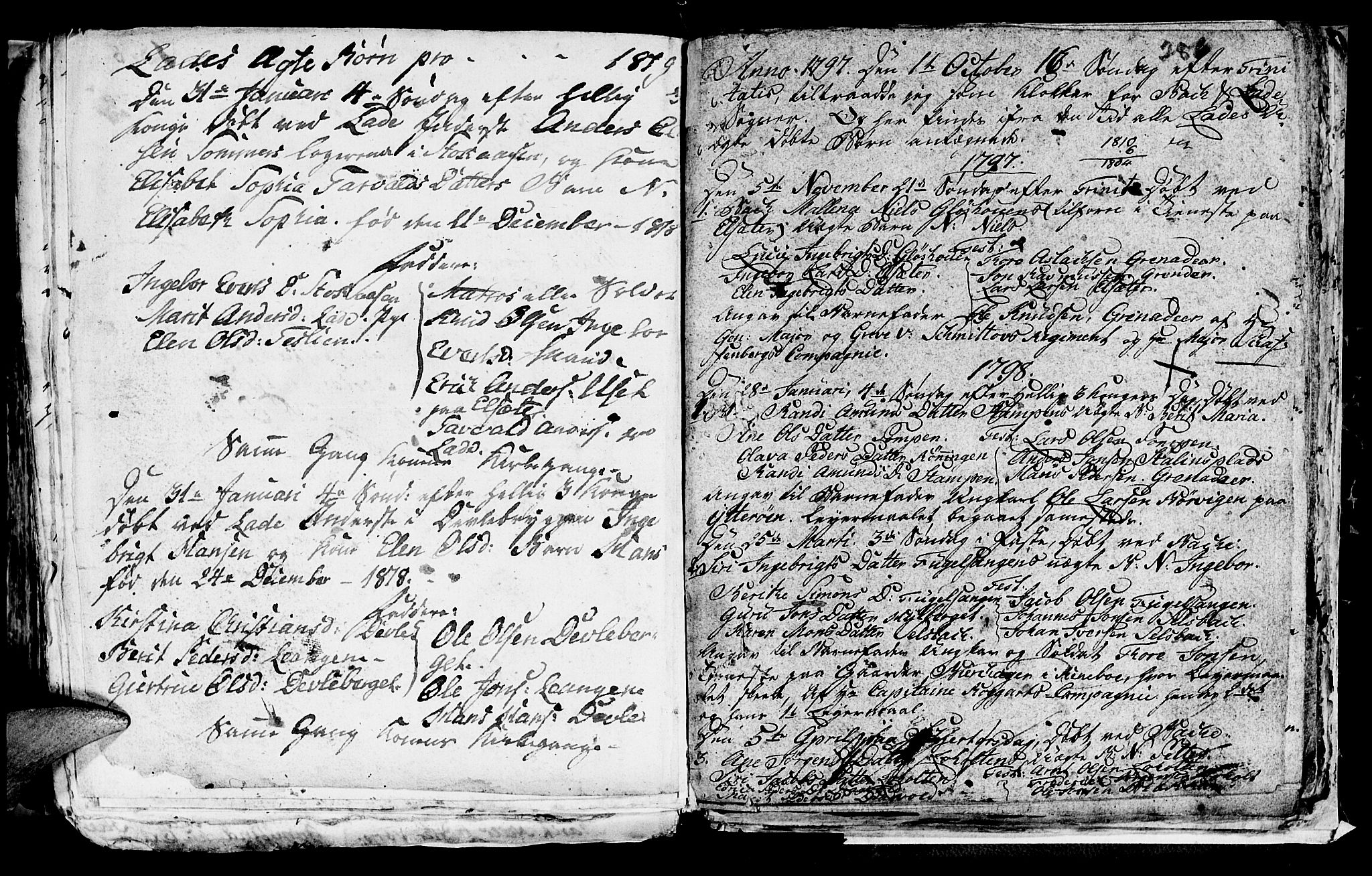 Ministerialprotokoller, klokkerbøker og fødselsregistre - Sør-Trøndelag, SAT/A-1456/606/L0305: Parish register (copy) no. 606C01, 1757-1819, p. 286