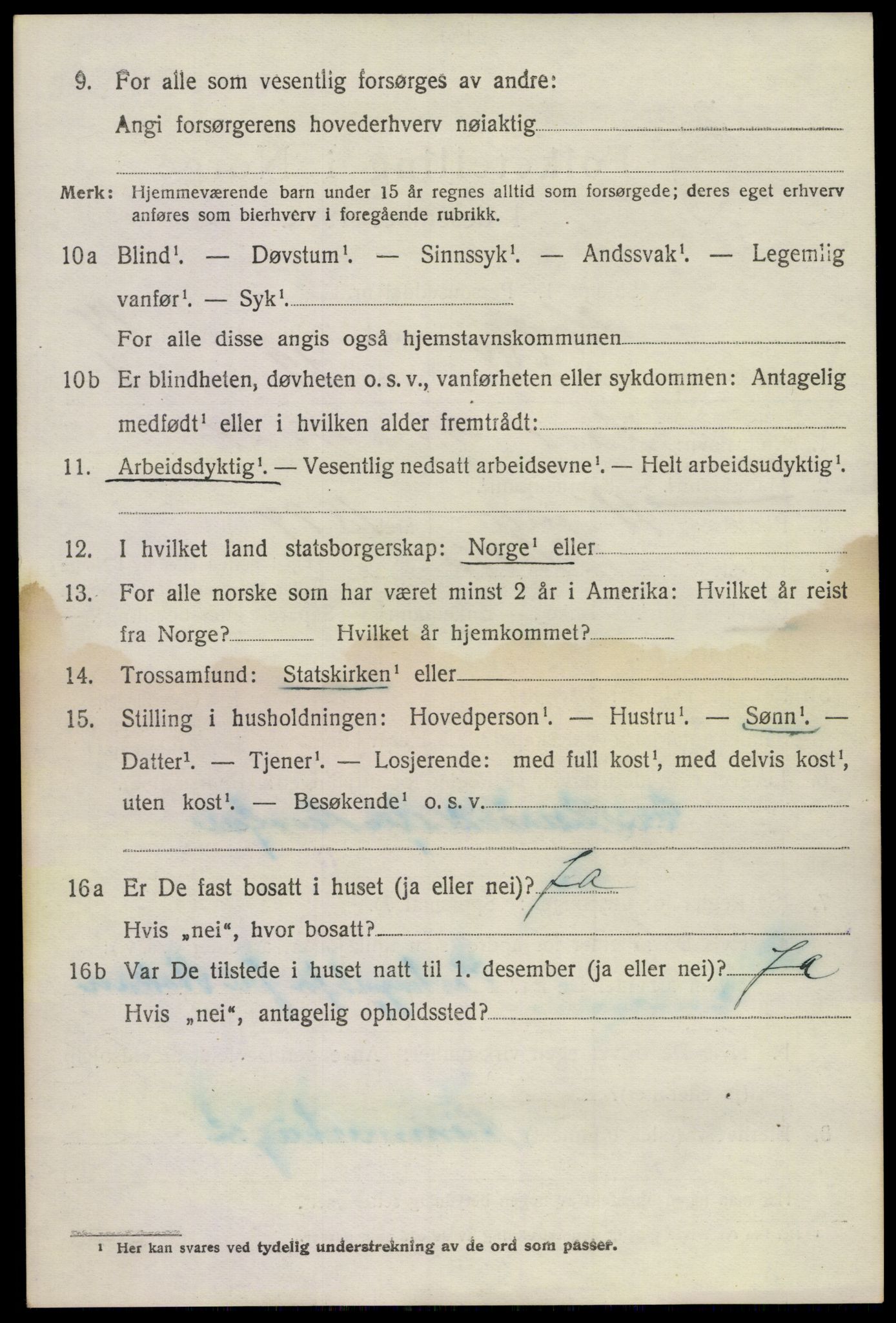 SAKO, 1920 census for Holla, 1920, p. 8476