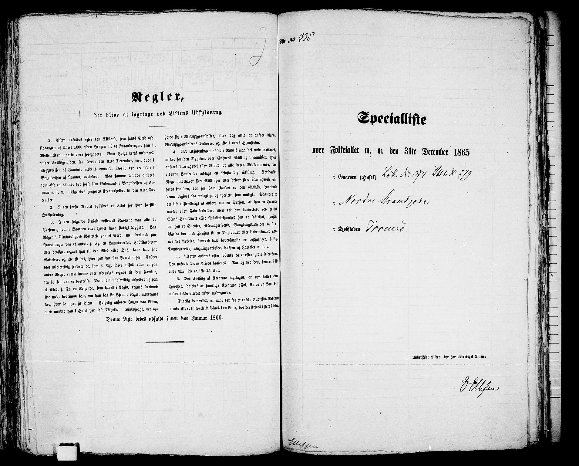 RA, 1865 census for Tromsø, 1865, p. 693