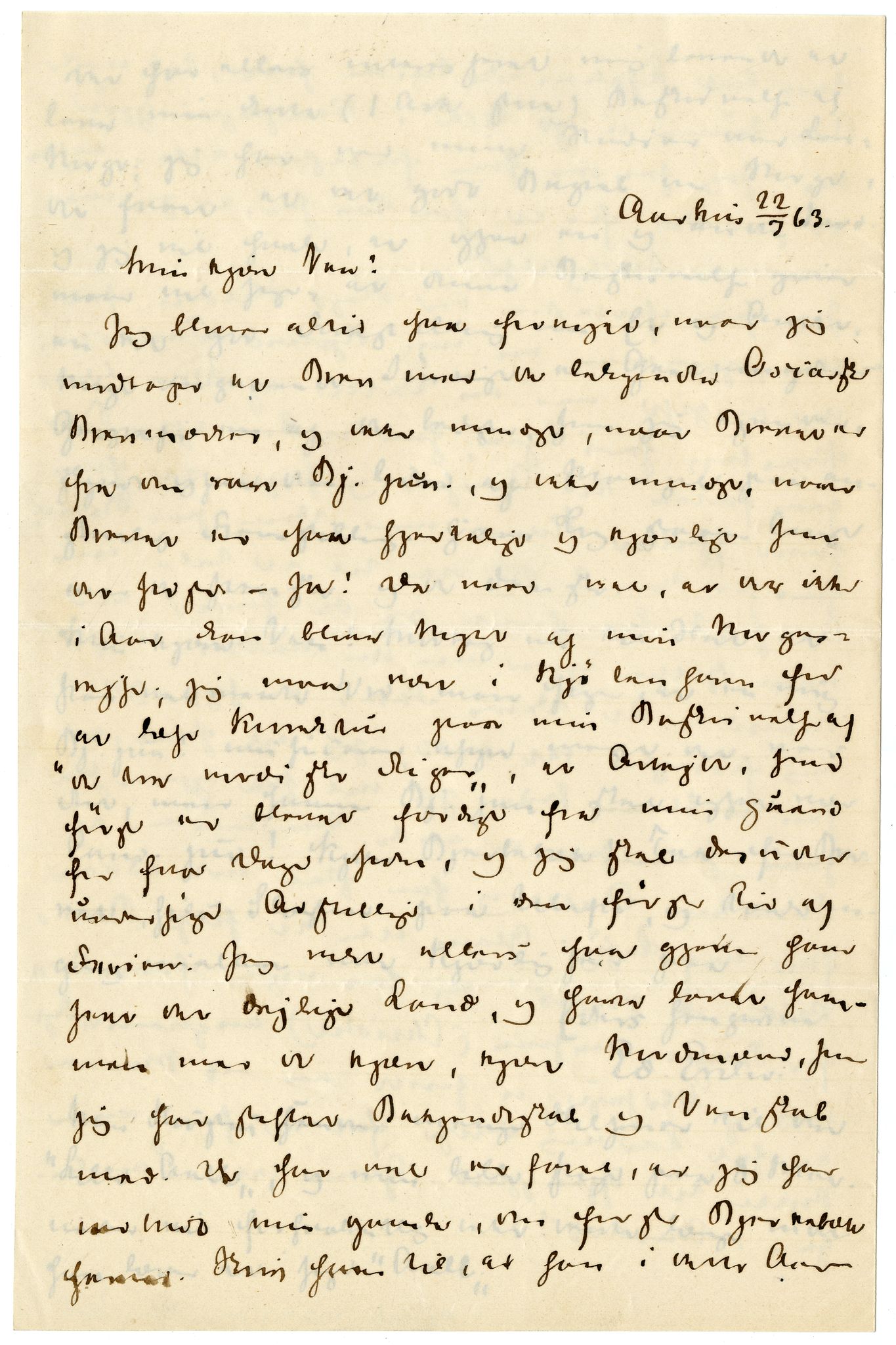 Diderik Maria Aalls brevsamling, NF/Ark-1023/F/L0003: D.M. Aalls brevsamling. D - G, 1797-1889, p. 203