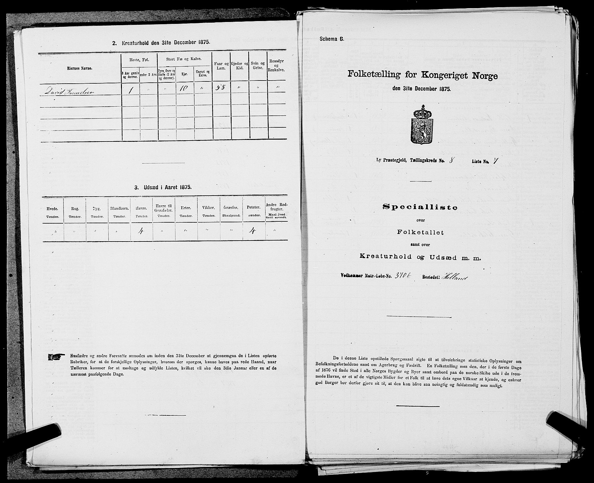 SAST, 1875 census for 1121P Lye, 1875, p. 936