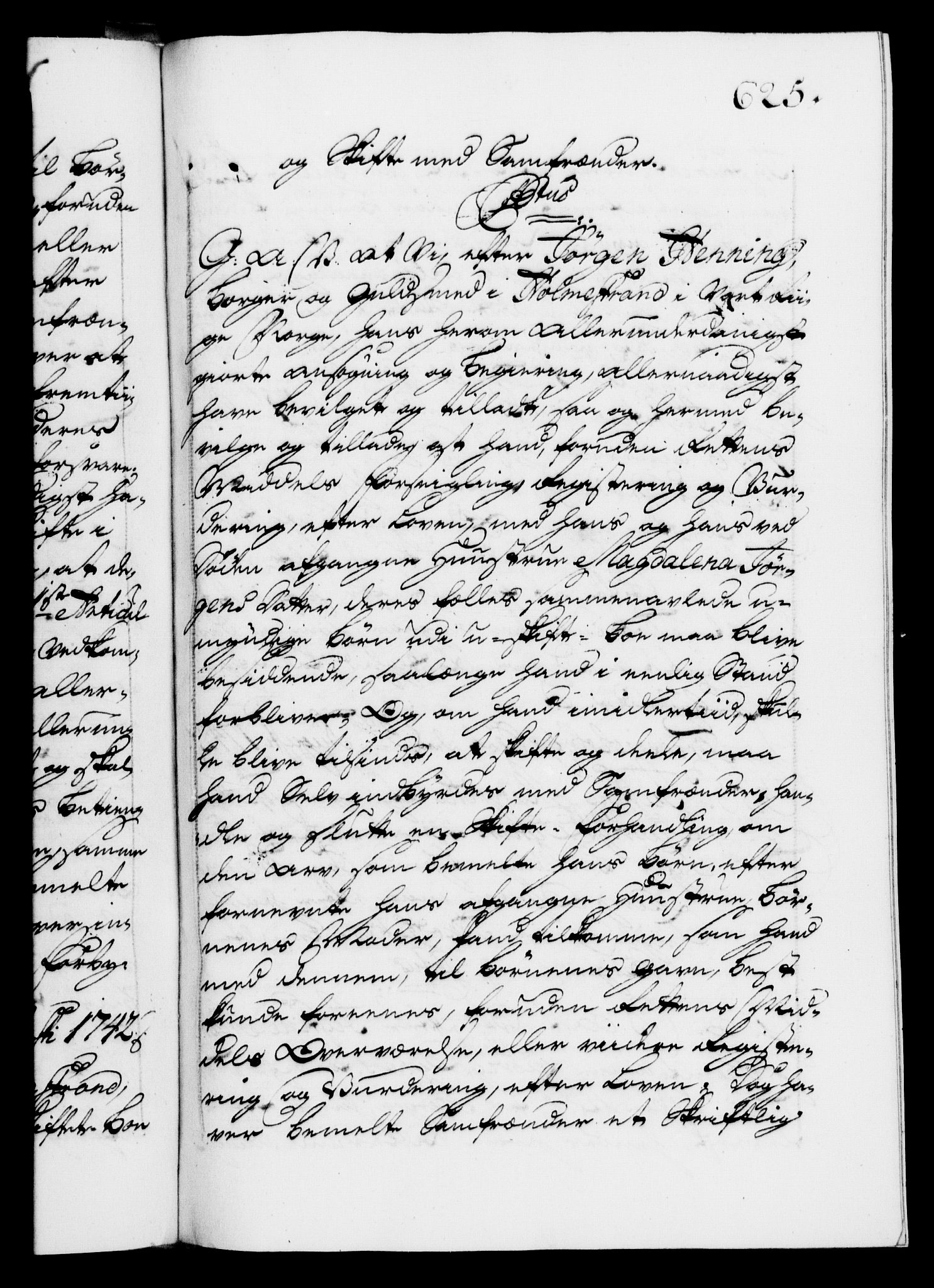 Danske Kanselli 1572-1799, AV/RA-EA-3023/F/Fc/Fca/Fcaa/L0032: Norske registre, 1741-1742, p. 625a