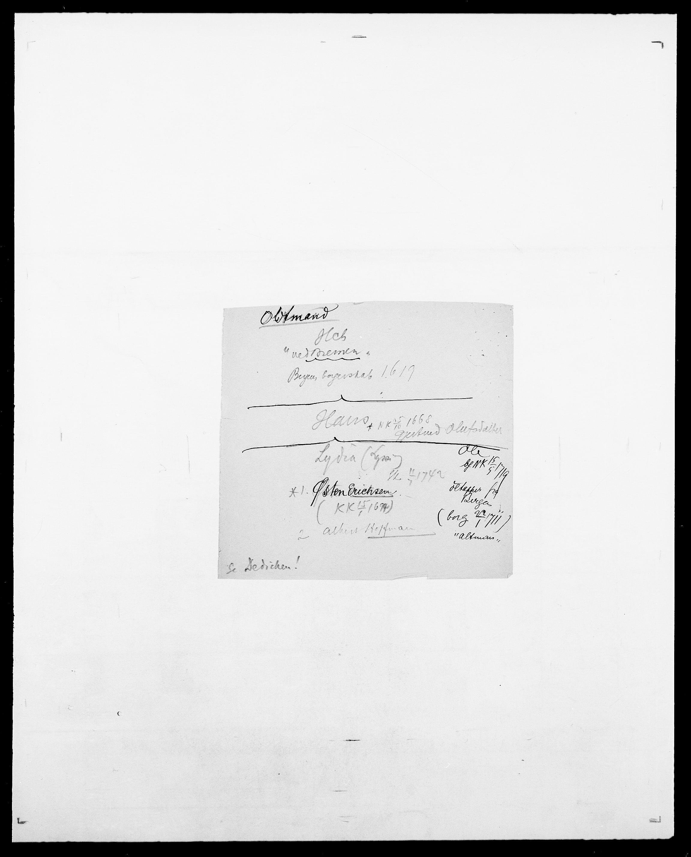 Delgobe, Charles Antoine - samling, SAO/PAO-0038/D/Da/L0029: Obel - Oxholm, p. 106