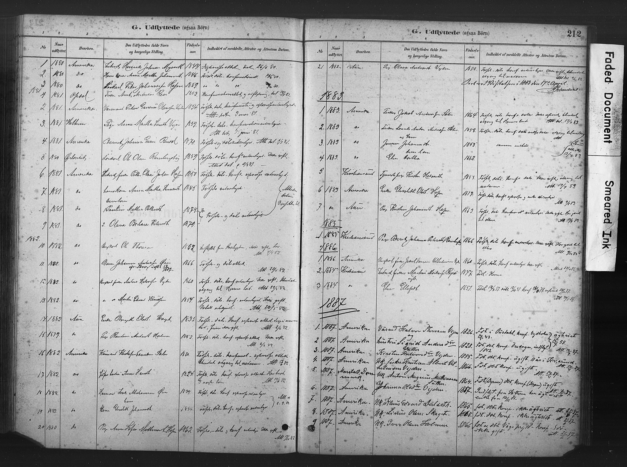 Ministerialprotokoller, klokkerbøker og fødselsregistre - Møre og Romsdal, AV/SAT-A-1454/583/L0954: Parish register (official) no. 583A01, 1880-1906, p. 212