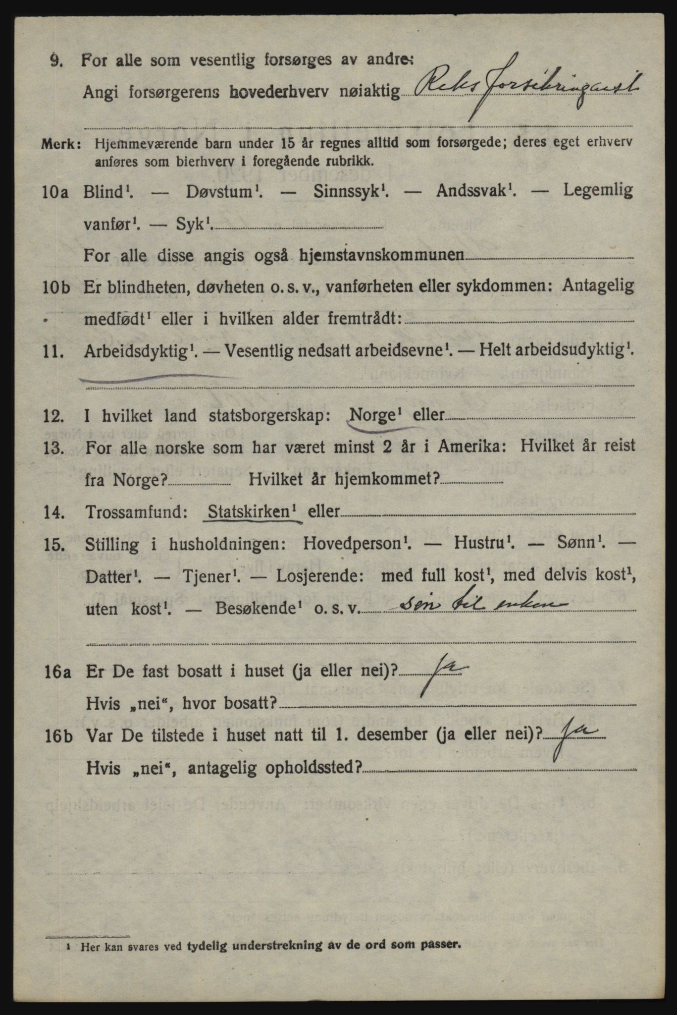 SAO, 1920 census for Skjeberg, 1920, p. 5418