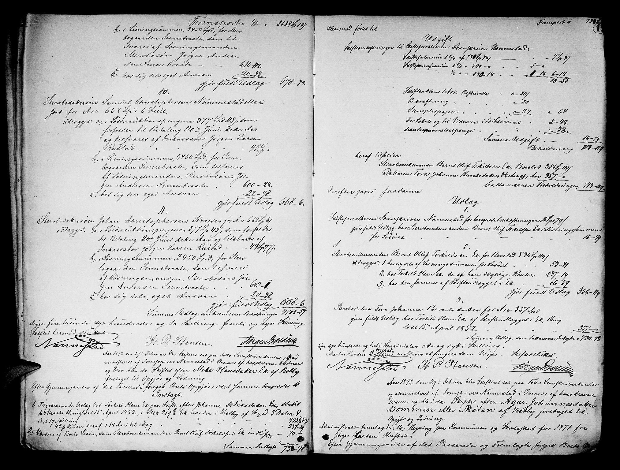 Follo sorenskriveri, AV/SAO-A-10274/H/He/L0003: Skifteutlodningsprotokoll, 1871-1885, p. 11b-12a