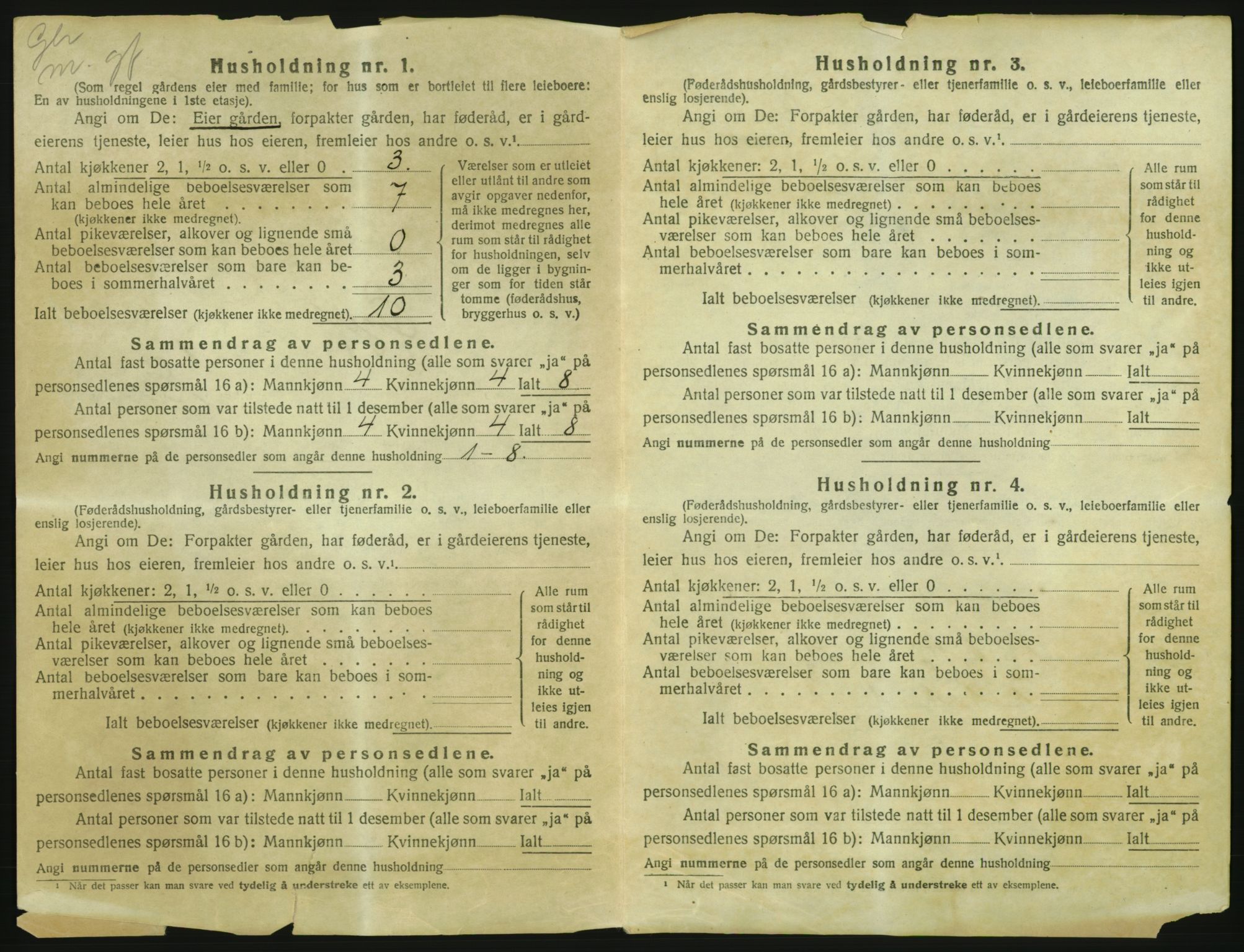 SAH, 1920 census for Øyer, 1920, p. 38