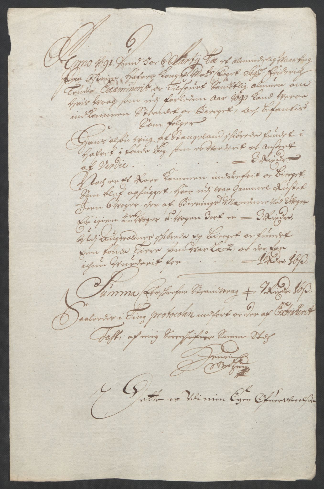 Rentekammeret inntil 1814, Reviderte regnskaper, Fogderegnskap, RA/EA-4092/R47/L2856: Fogderegnskap Ryfylke, 1689-1693, p. 233
