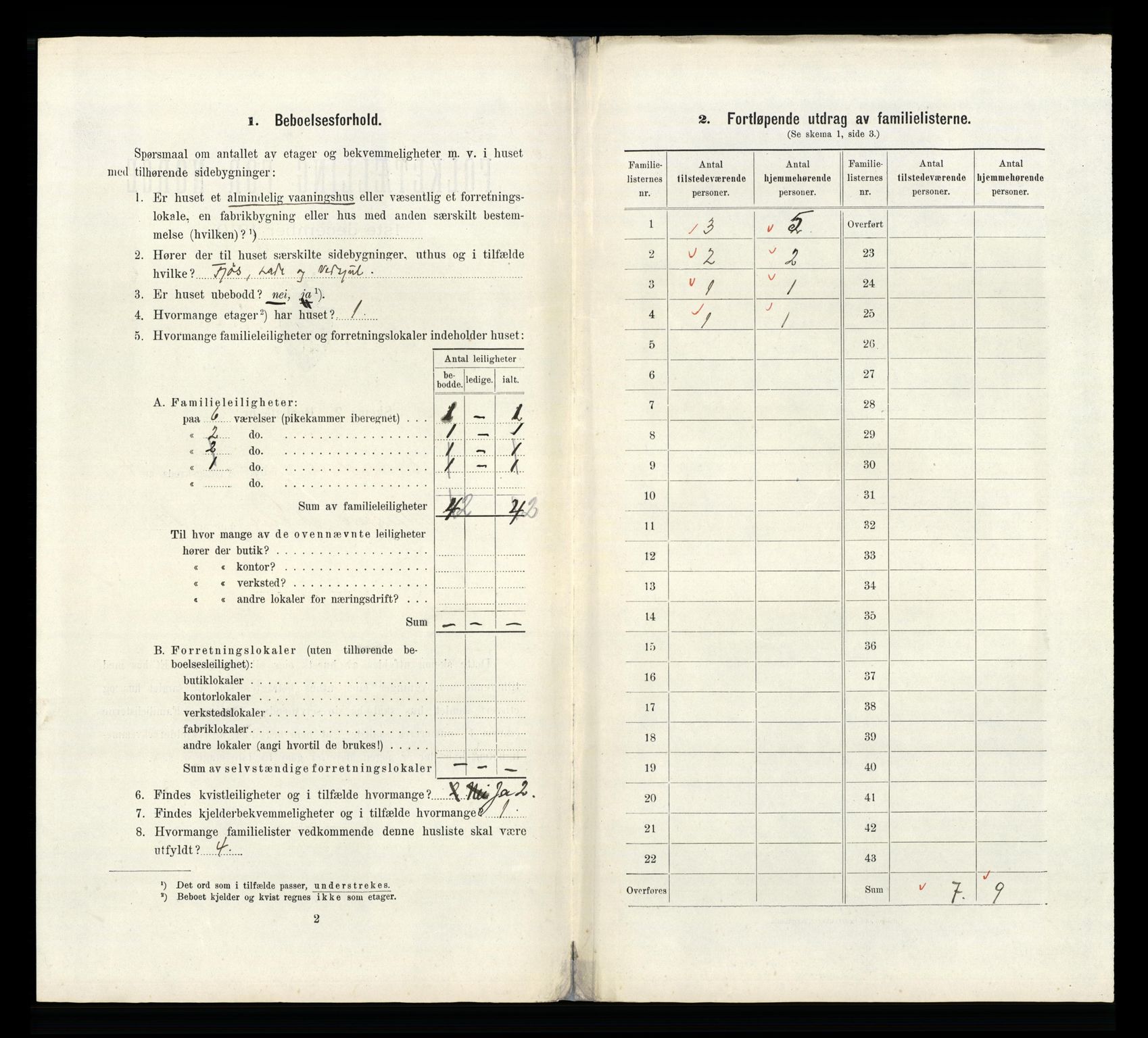 RA, 1910 census for Mandal, 1910, p. 2997