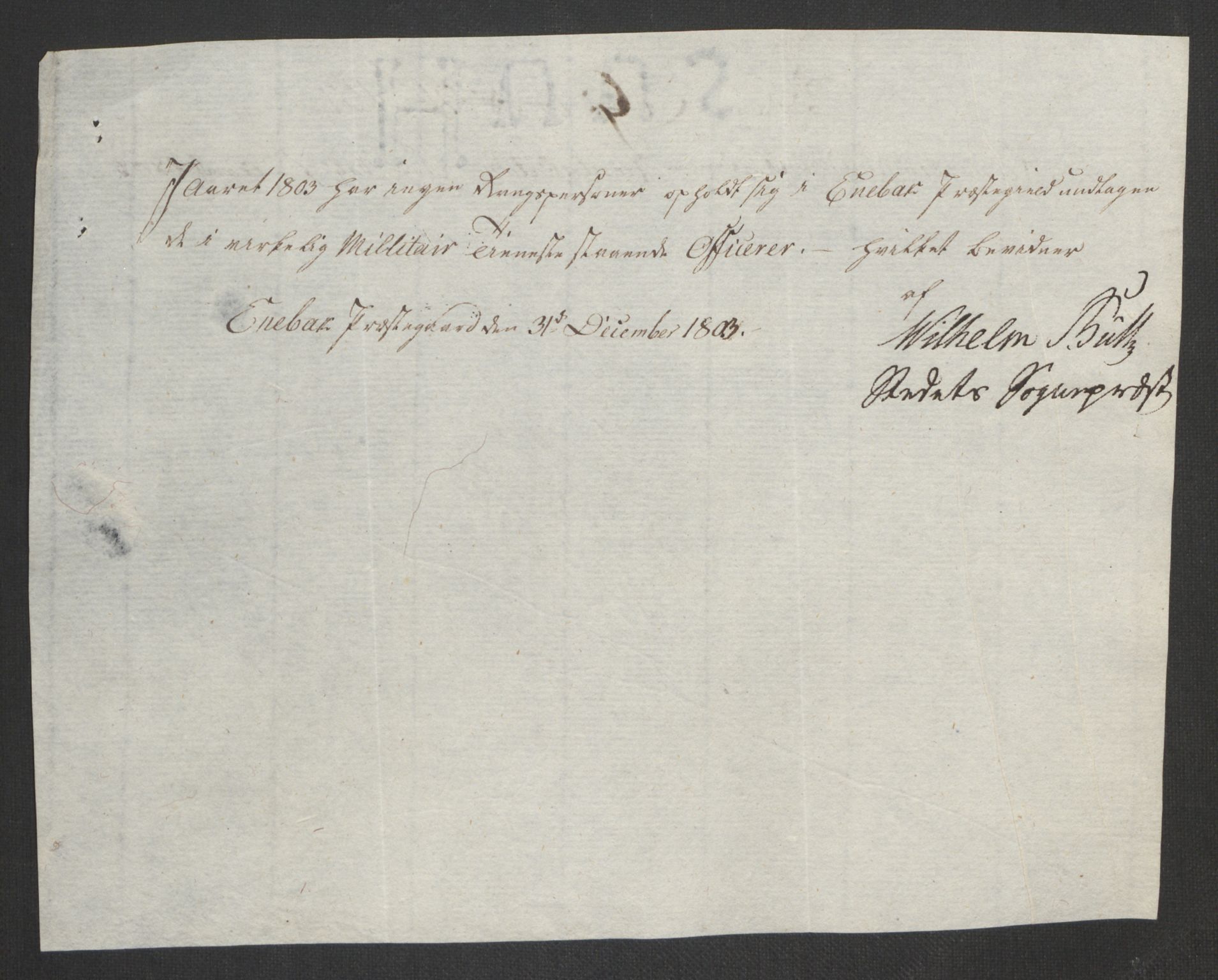 Rentekammeret inntil 1814, Reviderte regnskaper, Fogderegnskap, RA/EA-4092/R11/L0679: Fogderegnskap Nedre Romerike, 1803, p. 428