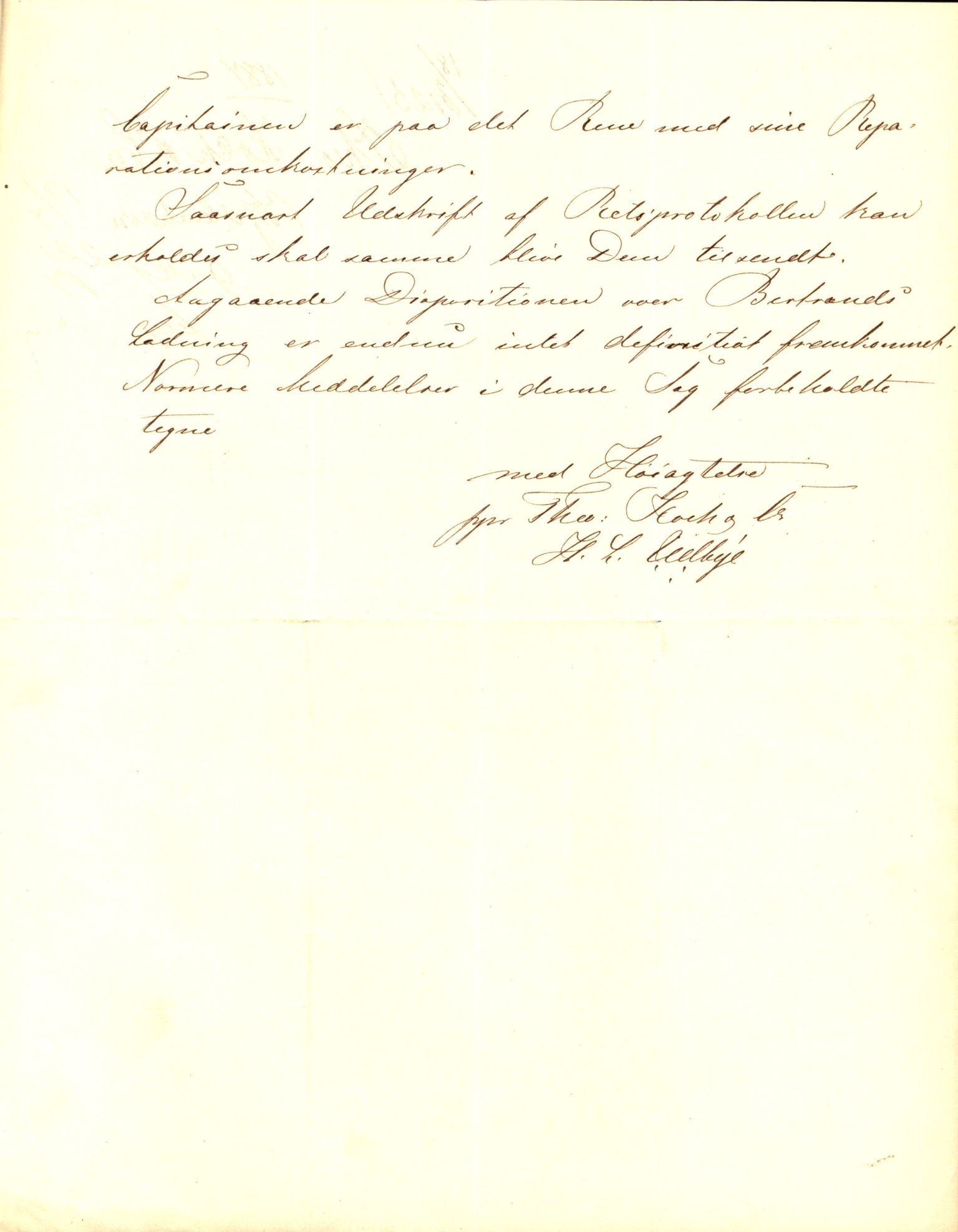 Pa 63 - Østlandske skibsassuranceforening, VEMU/A-1079/G/Ga/L0017/0008: Havaridokumenter / Terpsichore, Industri, Baticola, Bertrand, 1884, p. 64