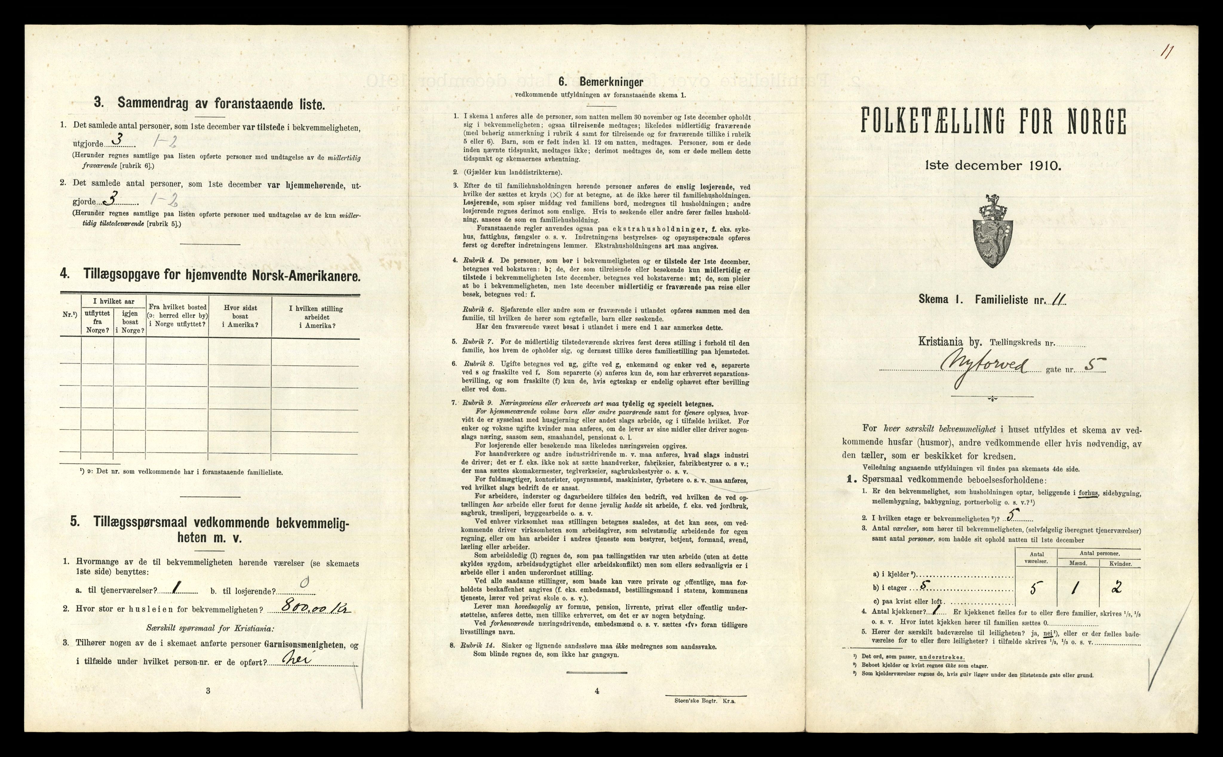 RA, 1910 census for Kristiania, 1910, p. 72233