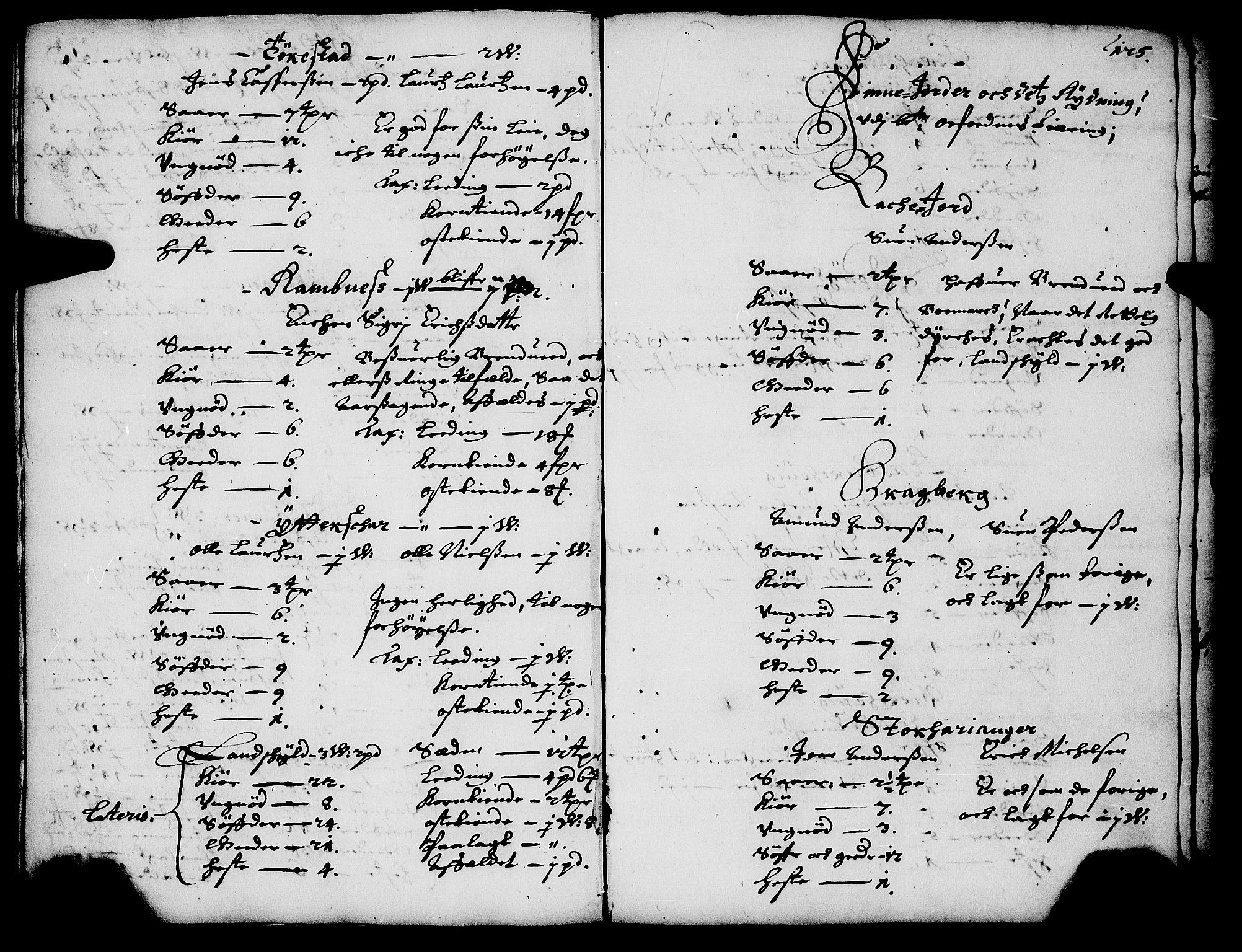 Rentekammeret inntil 1814, Realistisk ordnet avdeling, AV/RA-EA-4070/N/Nb/Nba/L0058: Salten fogderi, 1666-1667, p. 124b-125a