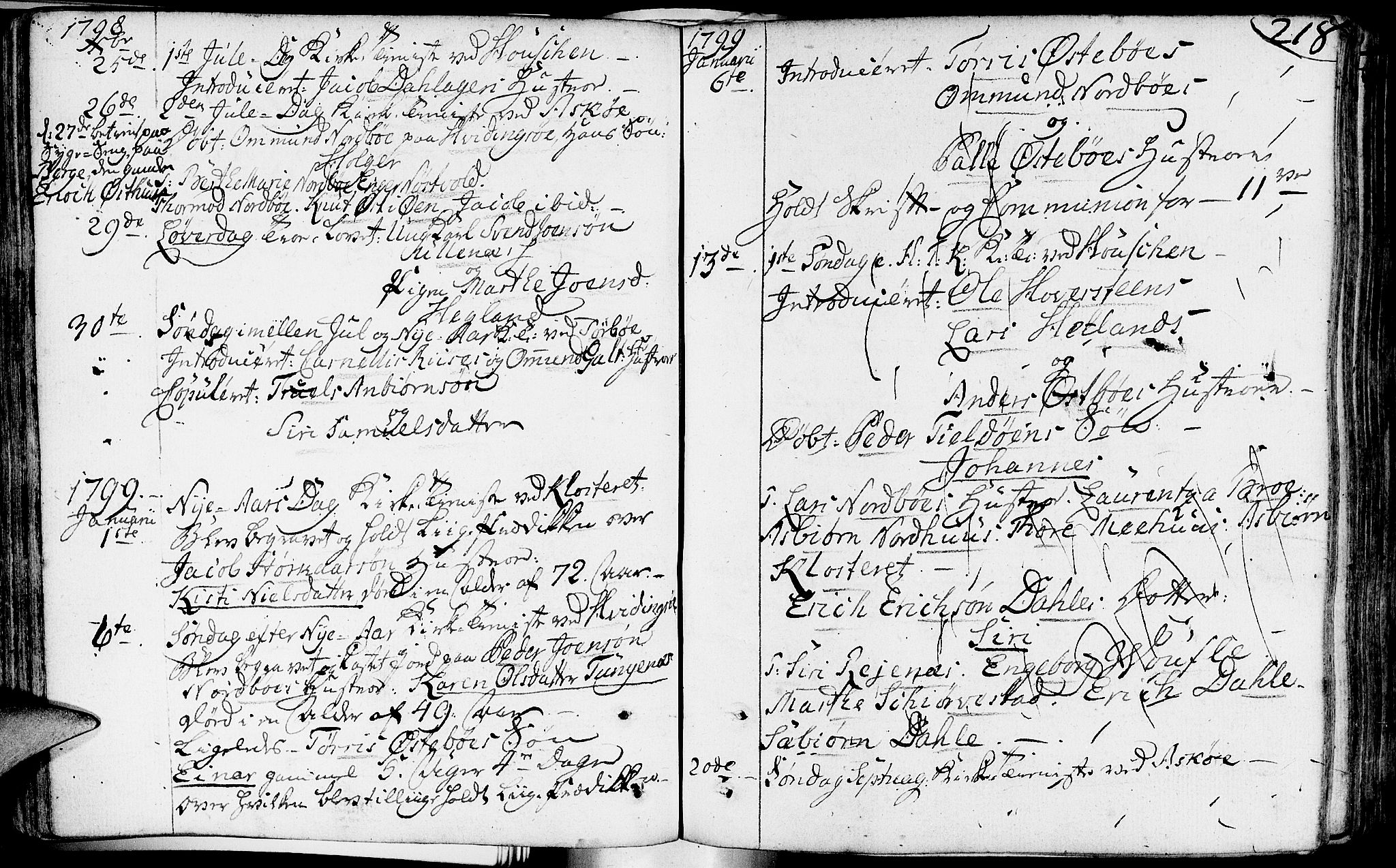 Rennesøy sokneprestkontor, SAST/A -101827/H/Ha/Haa/L0003: Parish register (official) no. A 3, 1772-1815, p. 218