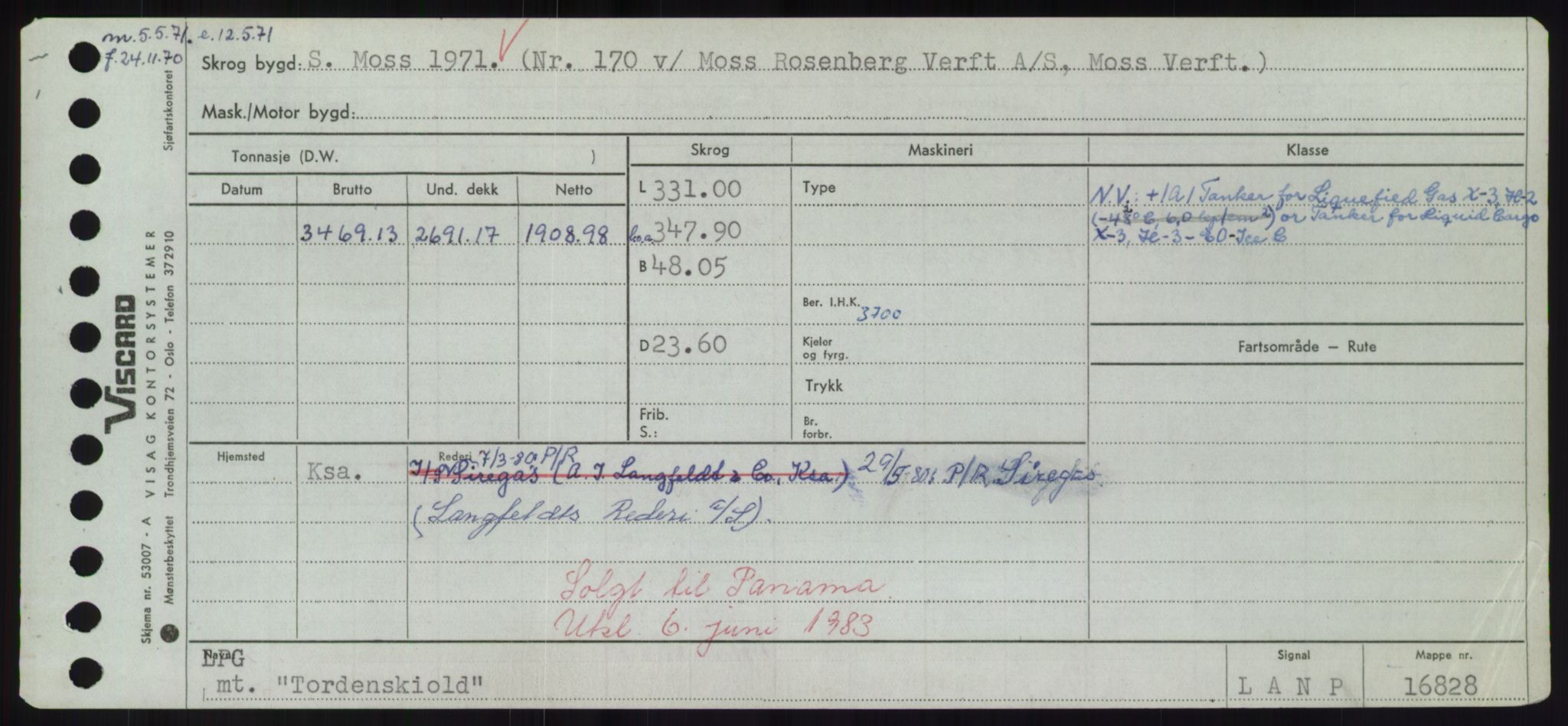 Sjøfartsdirektoratet med forløpere, Skipsmålingen, AV/RA-S-1627/H/Hd/L0039: Fartøy, Ti-Tø, p. 267