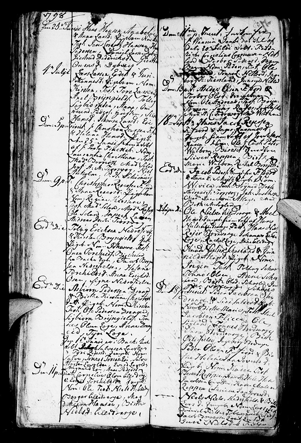 Flekkefjord sokneprestkontor, SAK/1111-0012/F/Fb/Fbc/L0001: Parish register (copy) no. B 1, 1773-1801, p. 116-117