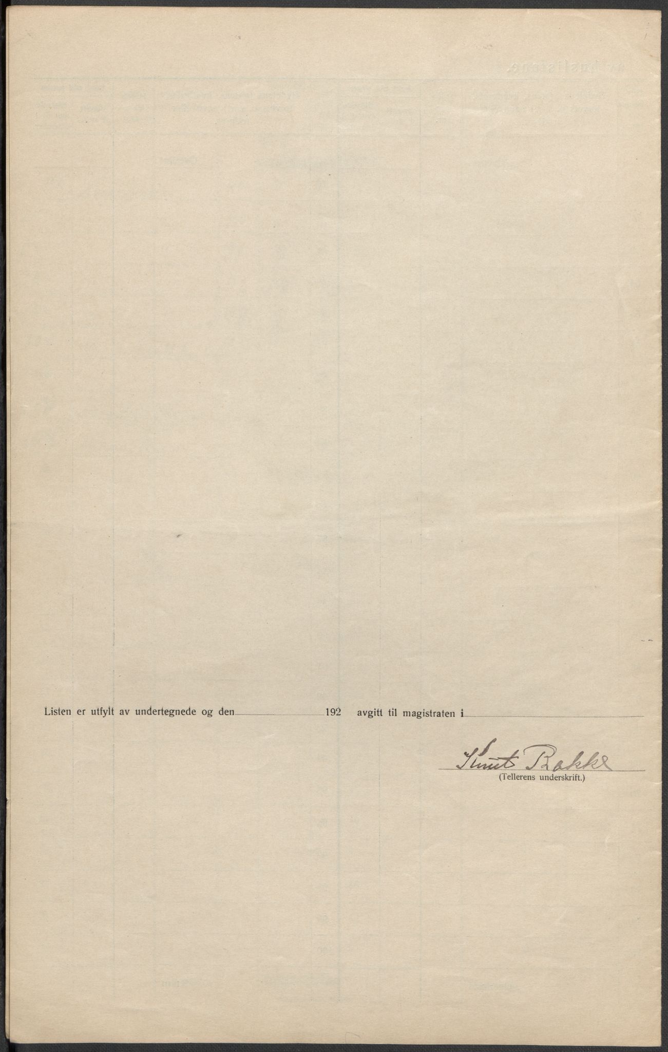 SAKO, 1920 census for Kragerø, 1920, p. 7