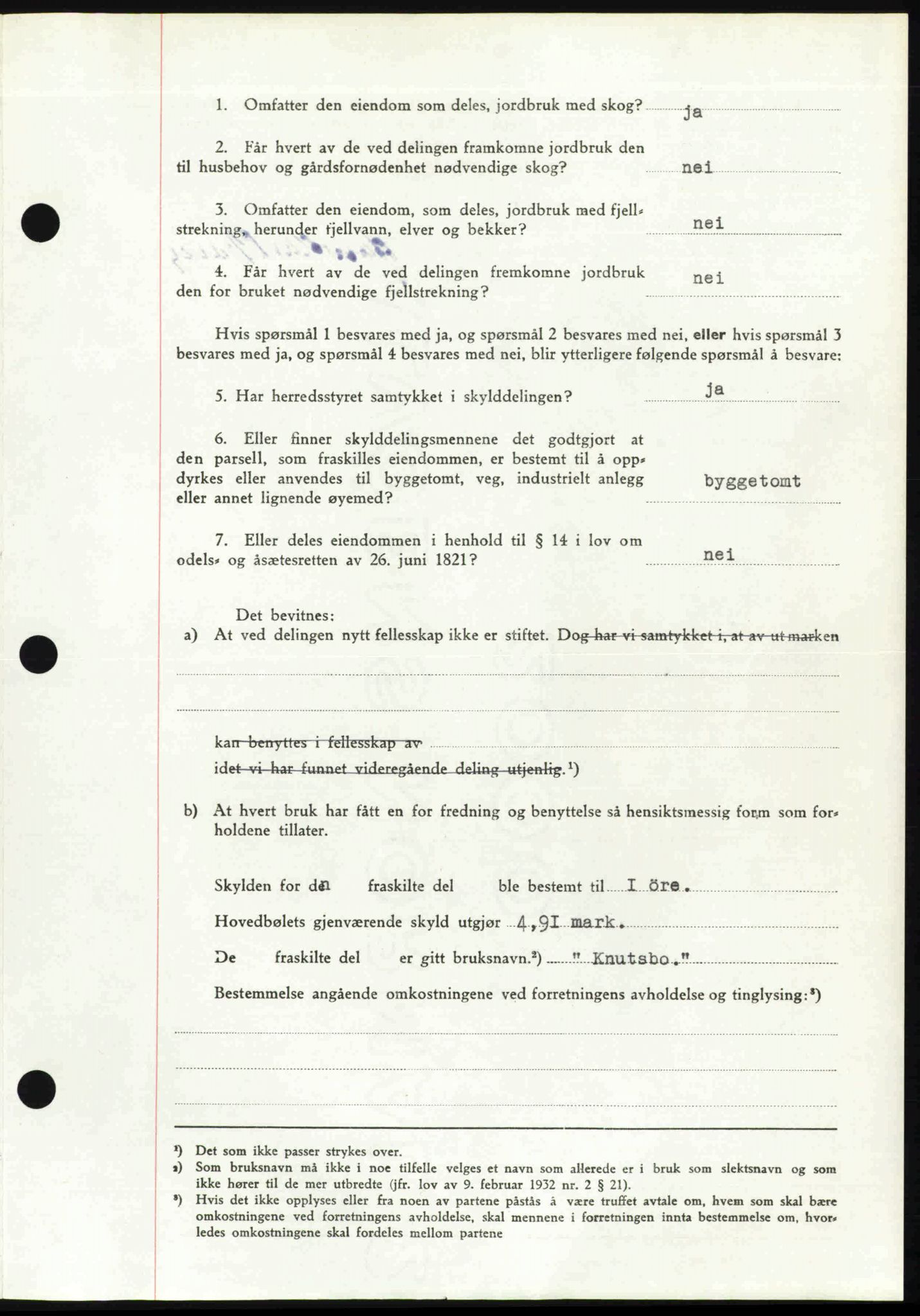 Follo sorenskriveri, AV/SAO-A-10274/G/Ga/Gaa/L0085: Mortgage book no. I 85, 1948-1948, Diary no: : 4033/1948