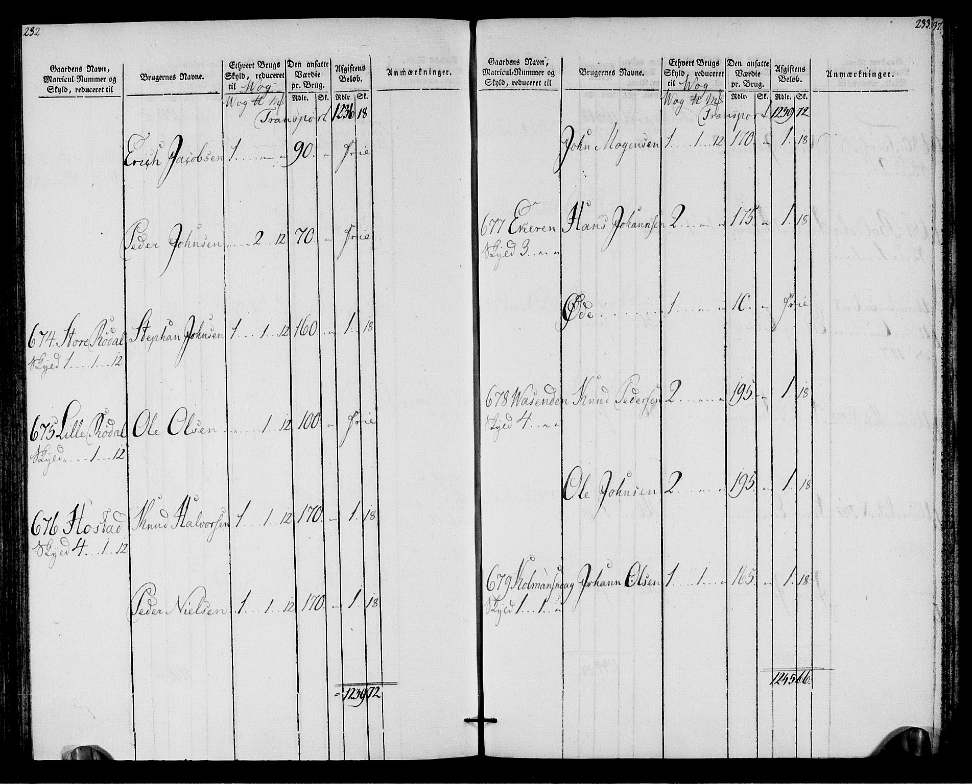 Rentekammeret inntil 1814, Realistisk ordnet avdeling, AV/RA-EA-4070/N/Ne/Nea/L0128: Romsdal fogderi. Oppebørselsregister, 1803-1804, p. 119