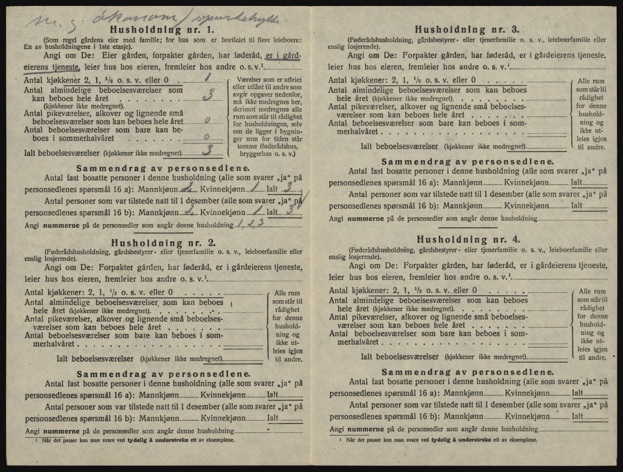 SAO, 1920 census for Glemmen, 1920, p. 2828