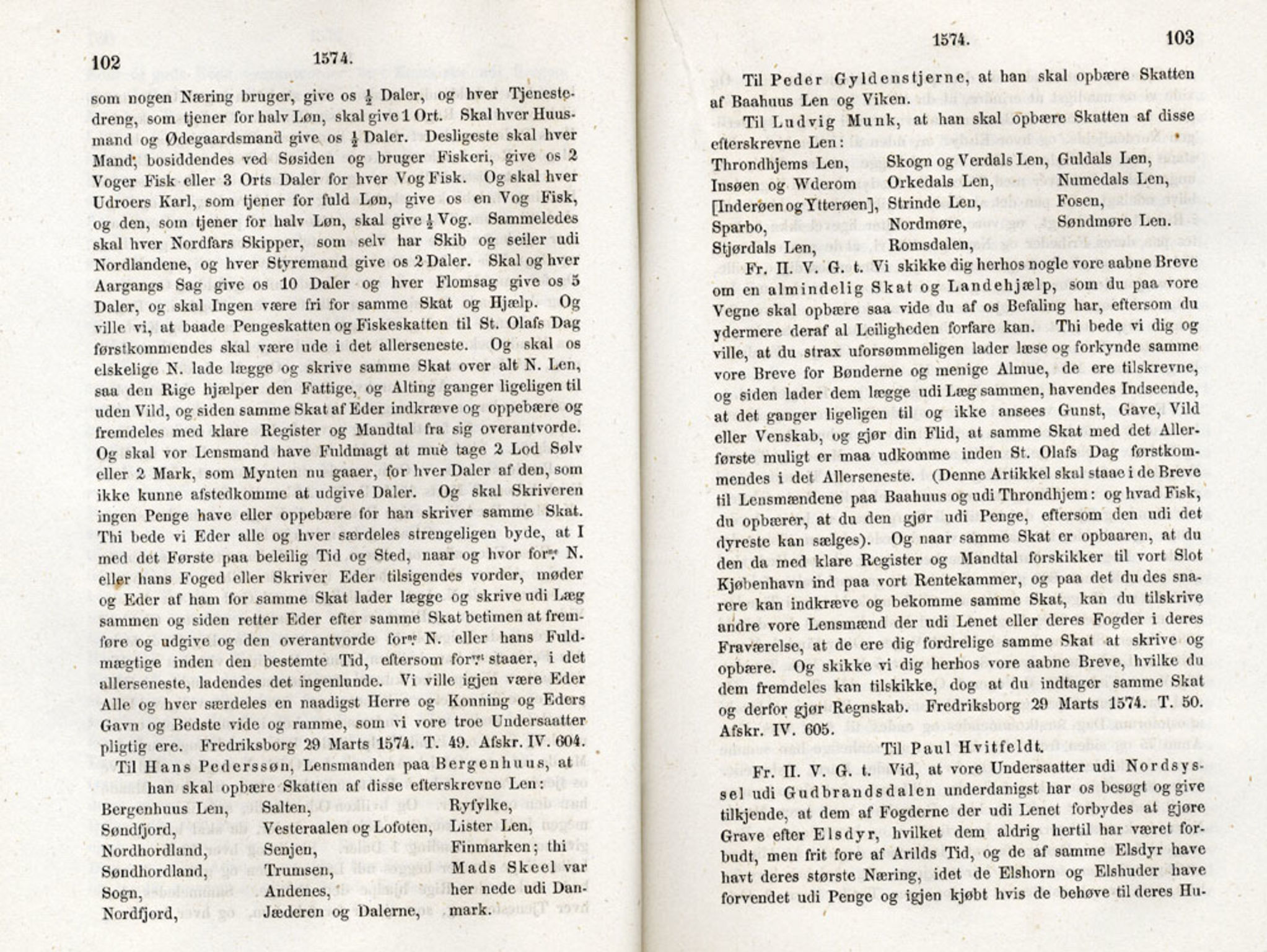 Publikasjoner utgitt av Det Norske Historiske Kildeskriftfond, PUBL/-/-/-: Norske Rigs-Registranter, bind 2, 1572-1588, p. 102-103