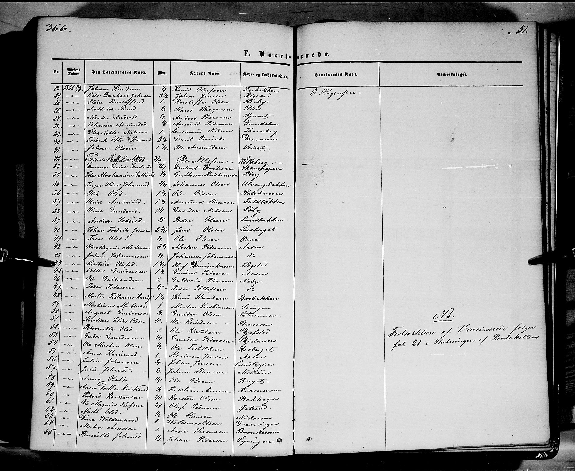 Elverum prestekontor, AV/SAH-PREST-044/H/Ha/Haa/L0010: Parish register (official) no. 10, 1857-1868, p. 366