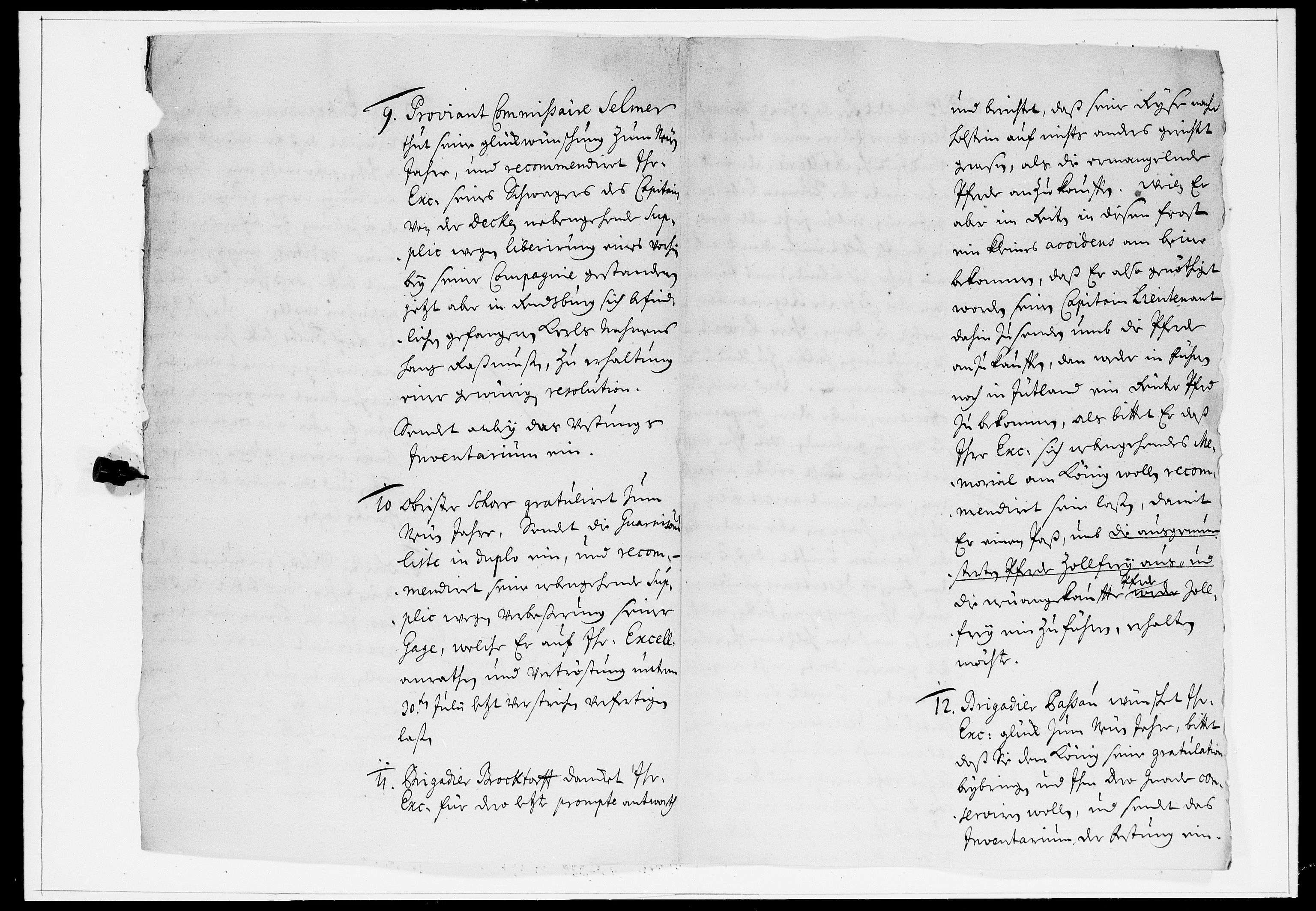 Krigskollegiet, Krigskancelliet, DRA/A-0006/-/0929-0933: Refererede sager, 1702, p. 5