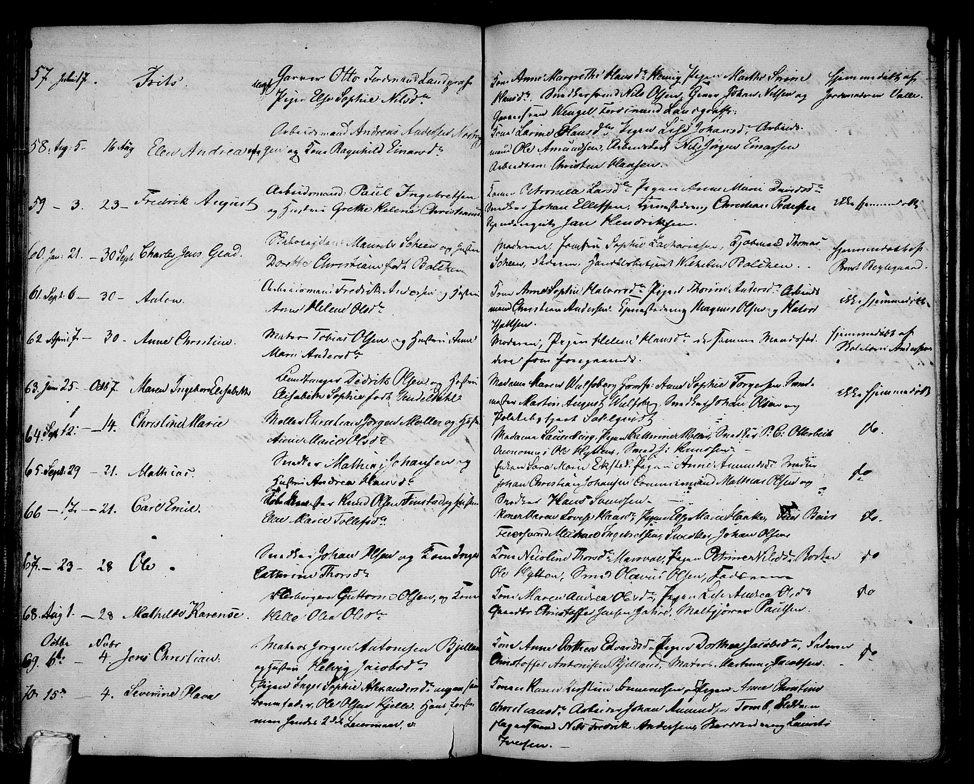 Tønsberg kirkebøker, AV/SAKO-A-330/G/Ga/L0002: Parish register (copy) no. 2, 1827-1854