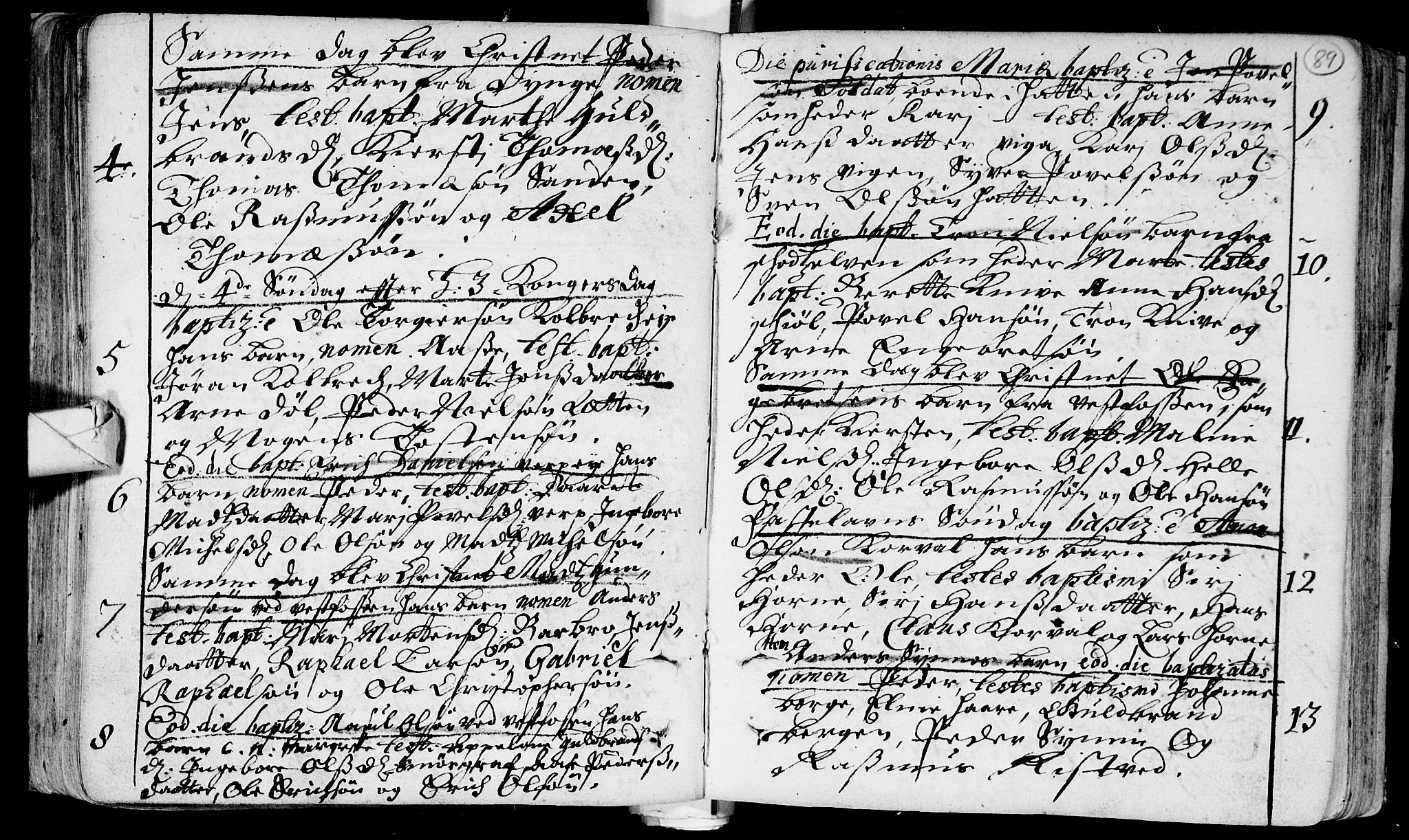 Eiker kirkebøker, AV/SAKO-A-4/F/Fa/L0002: Parish register (official) no. I 2, 1705-1724, p. 89