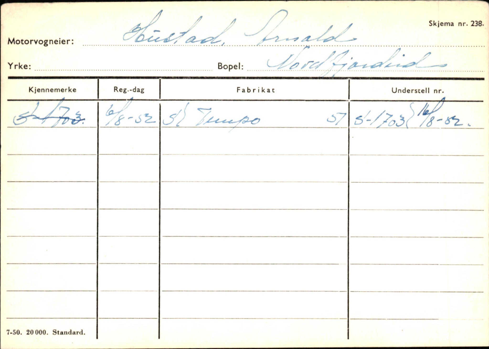 Statens vegvesen, Sogn og Fjordane vegkontor, SAB/A-5301/4/F/L0129: Eigarregistrer Eid A-S, 1945-1975, p. 1132