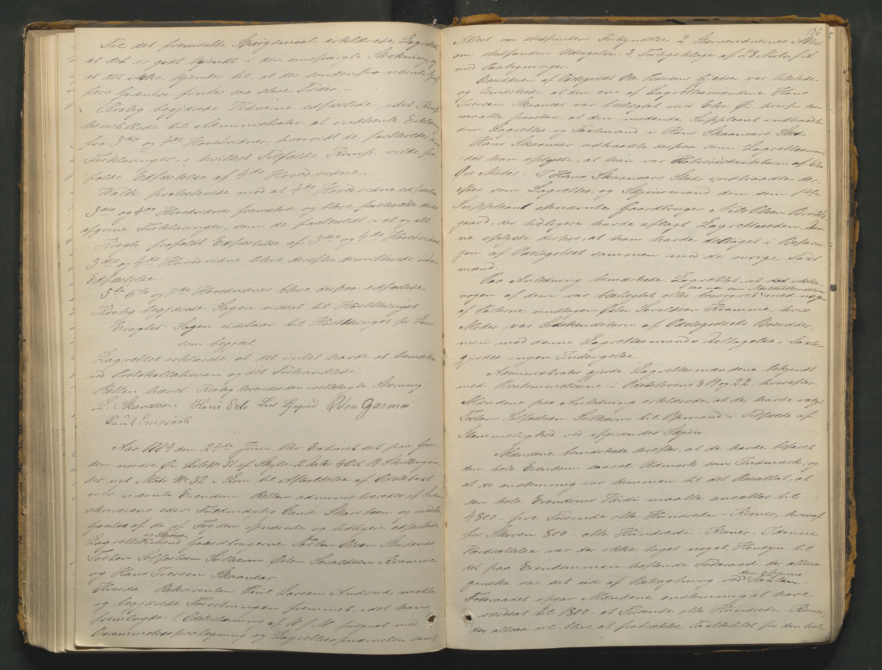 Nord-Gudbrandsdal tingrett, AV/SAH-TING-002/G/Gc/Gcb/L0004: Ekstrarettsprotokoll for åstedssaker, 1876-1887, p. 135b-136a